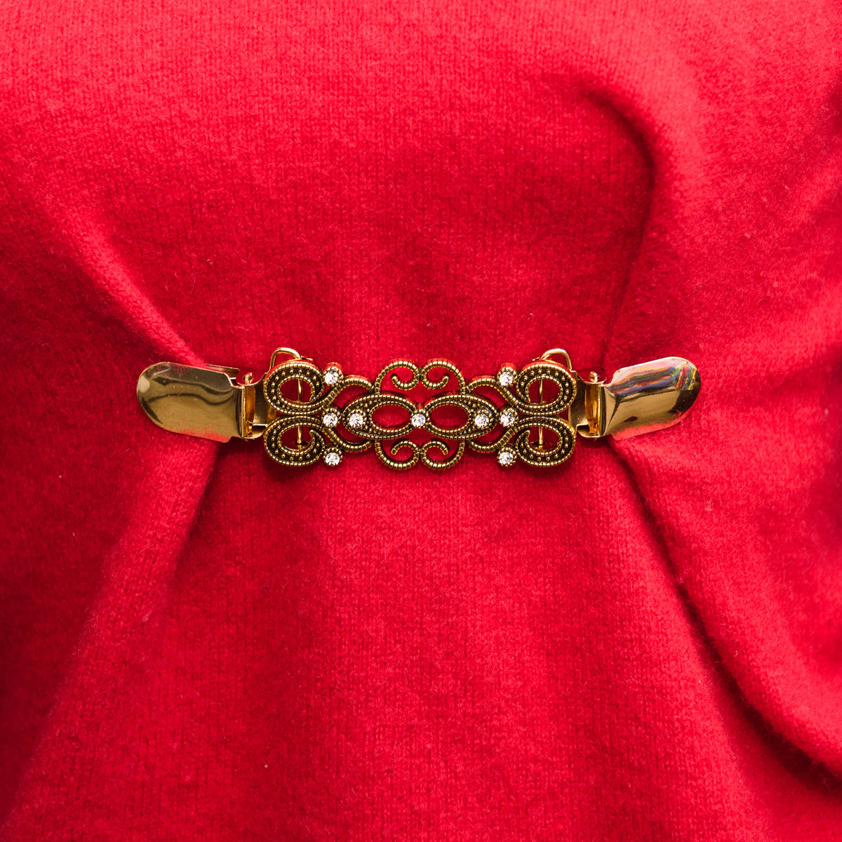 Golden Filigree Cinch Clip