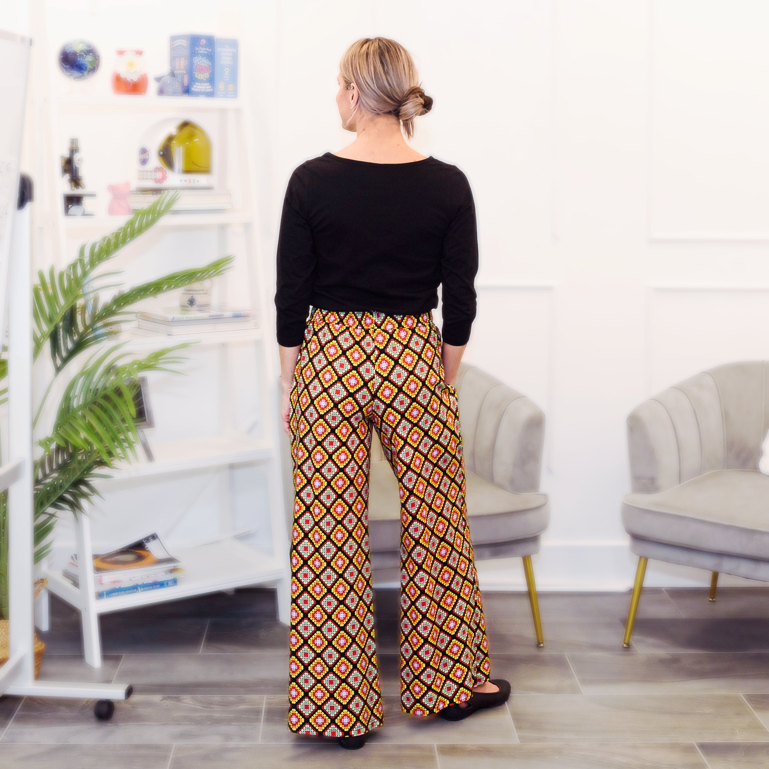 Granny Squares Palazzo Pants