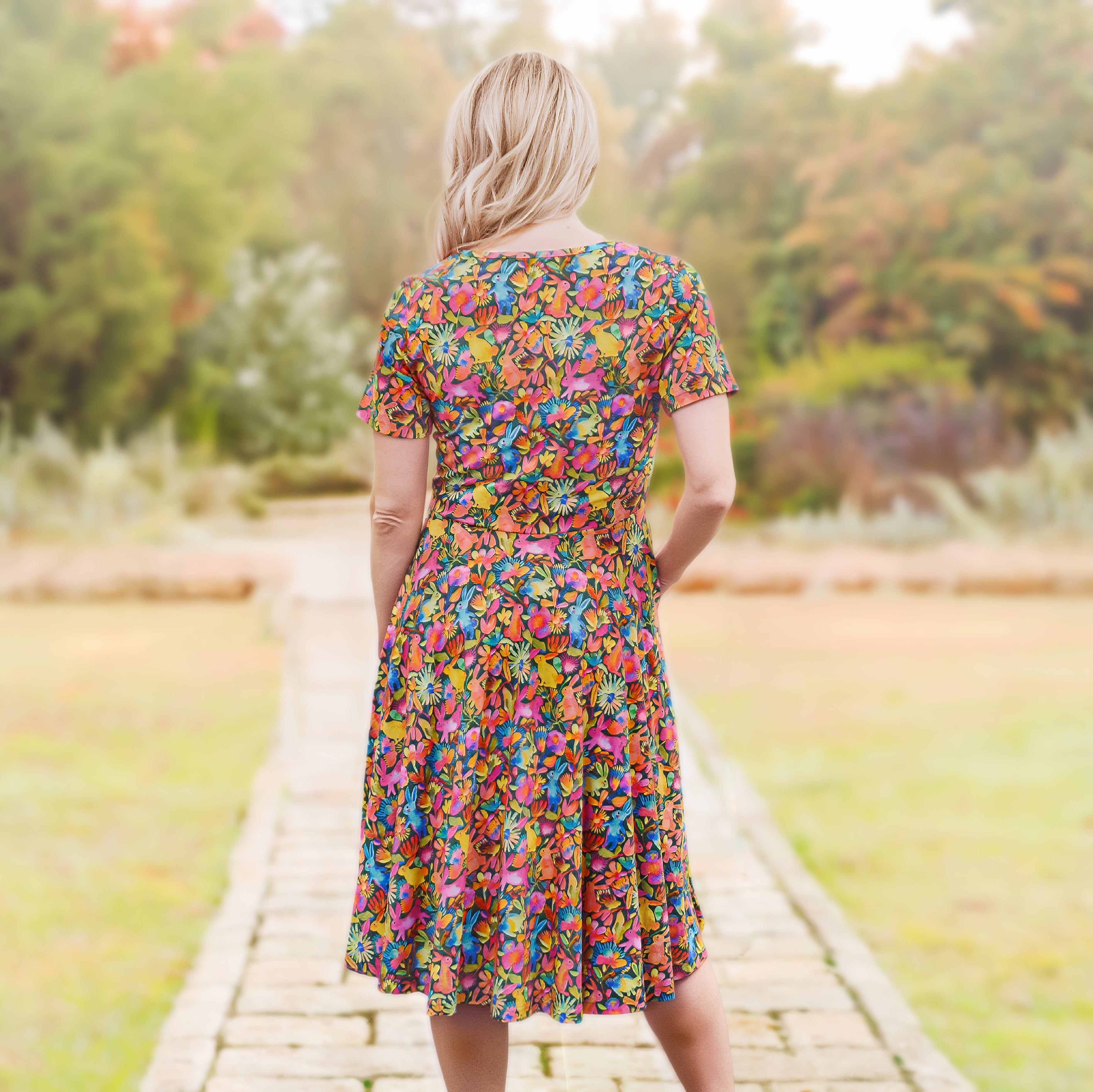 Happy Bunnies Twirl Dress