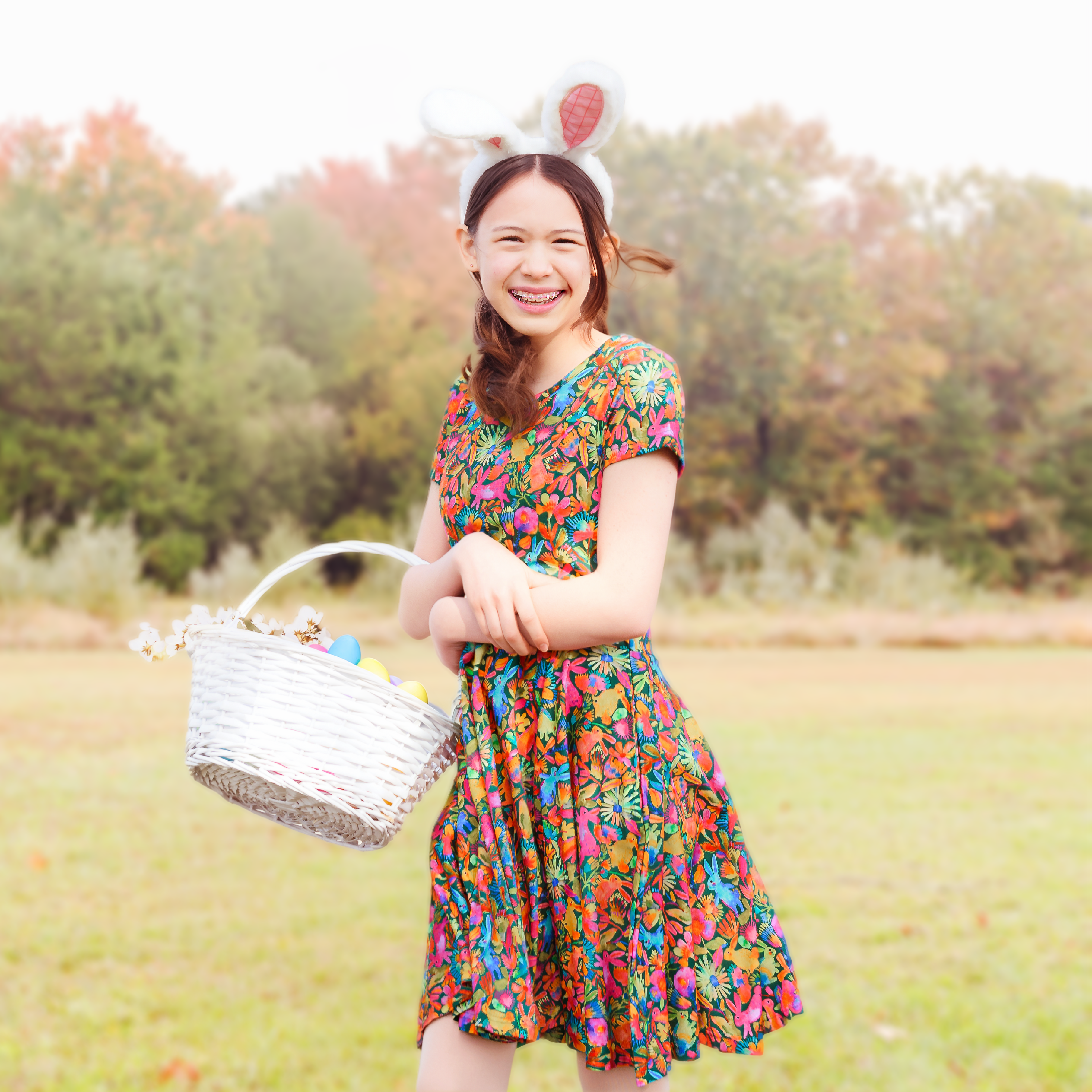 Happy Bunnies Kids Twirl Dress