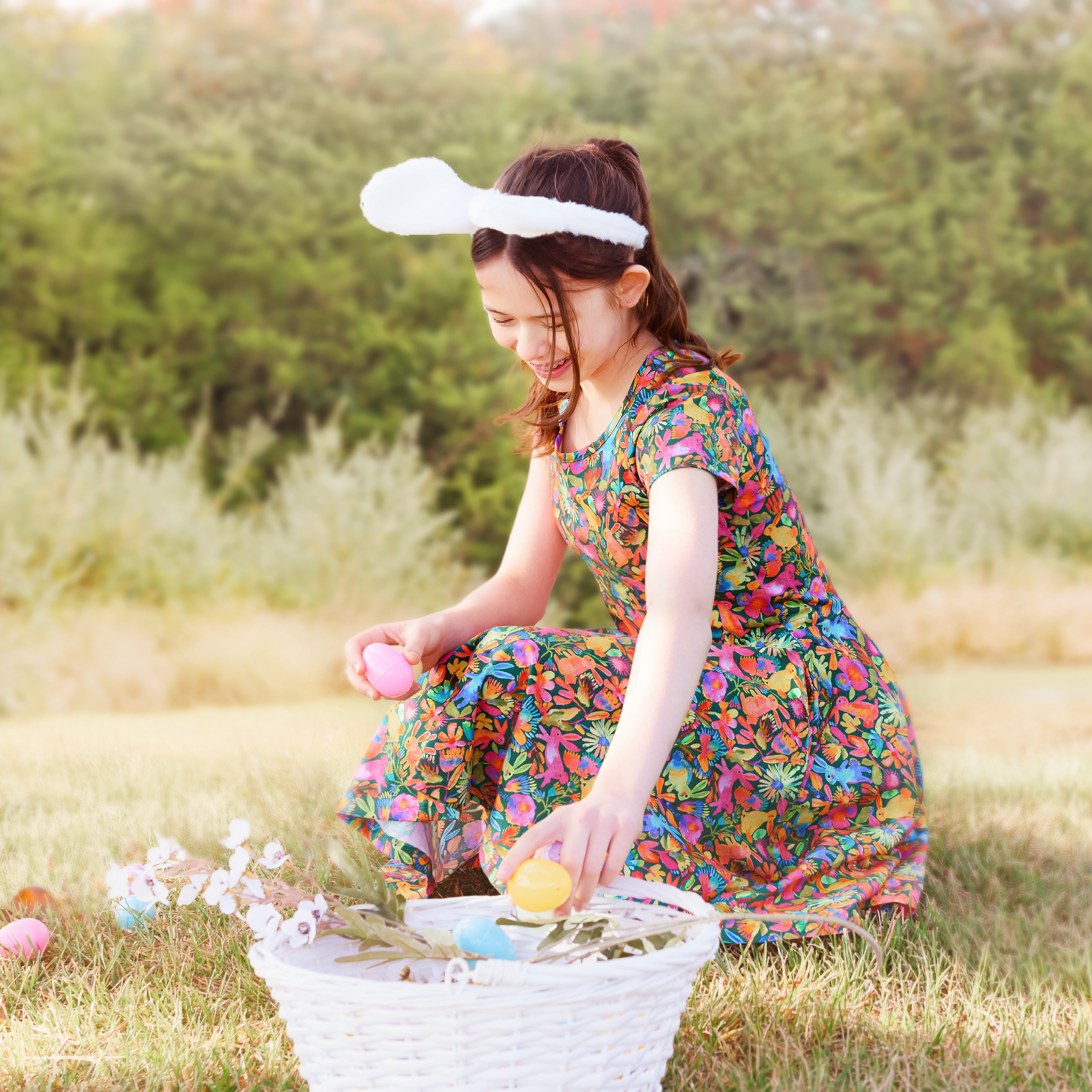 Happy Bunnies Kids Twirl Dress