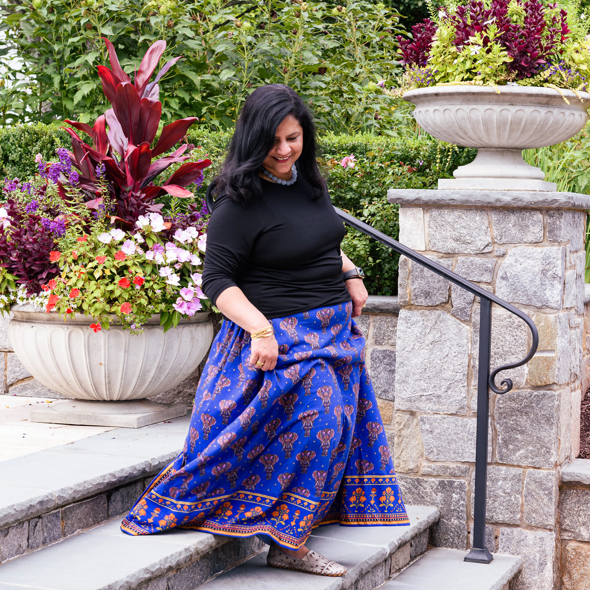 Hathi Maxi Skirt with Pockets