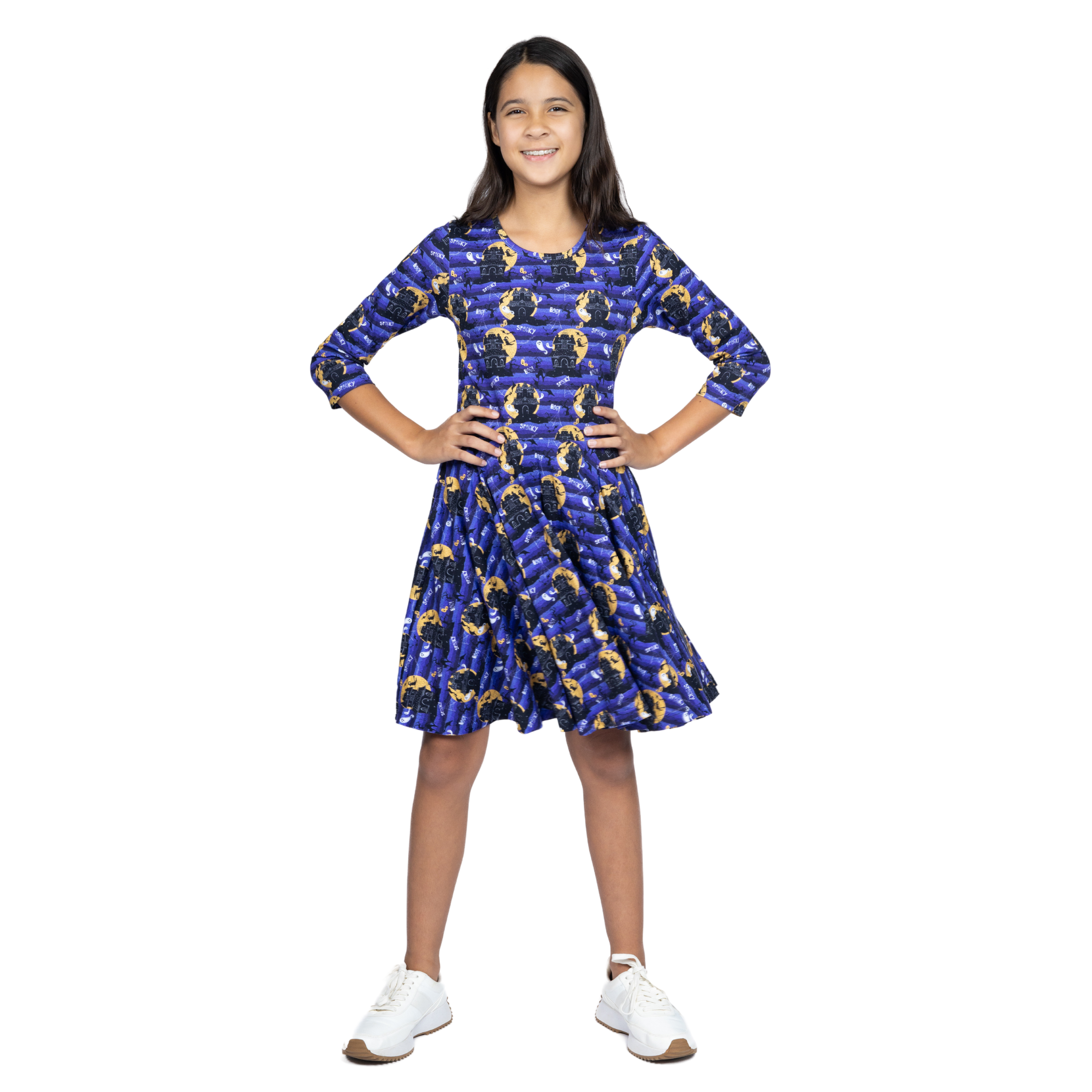 Haunted Houses Kids Twirl Dress