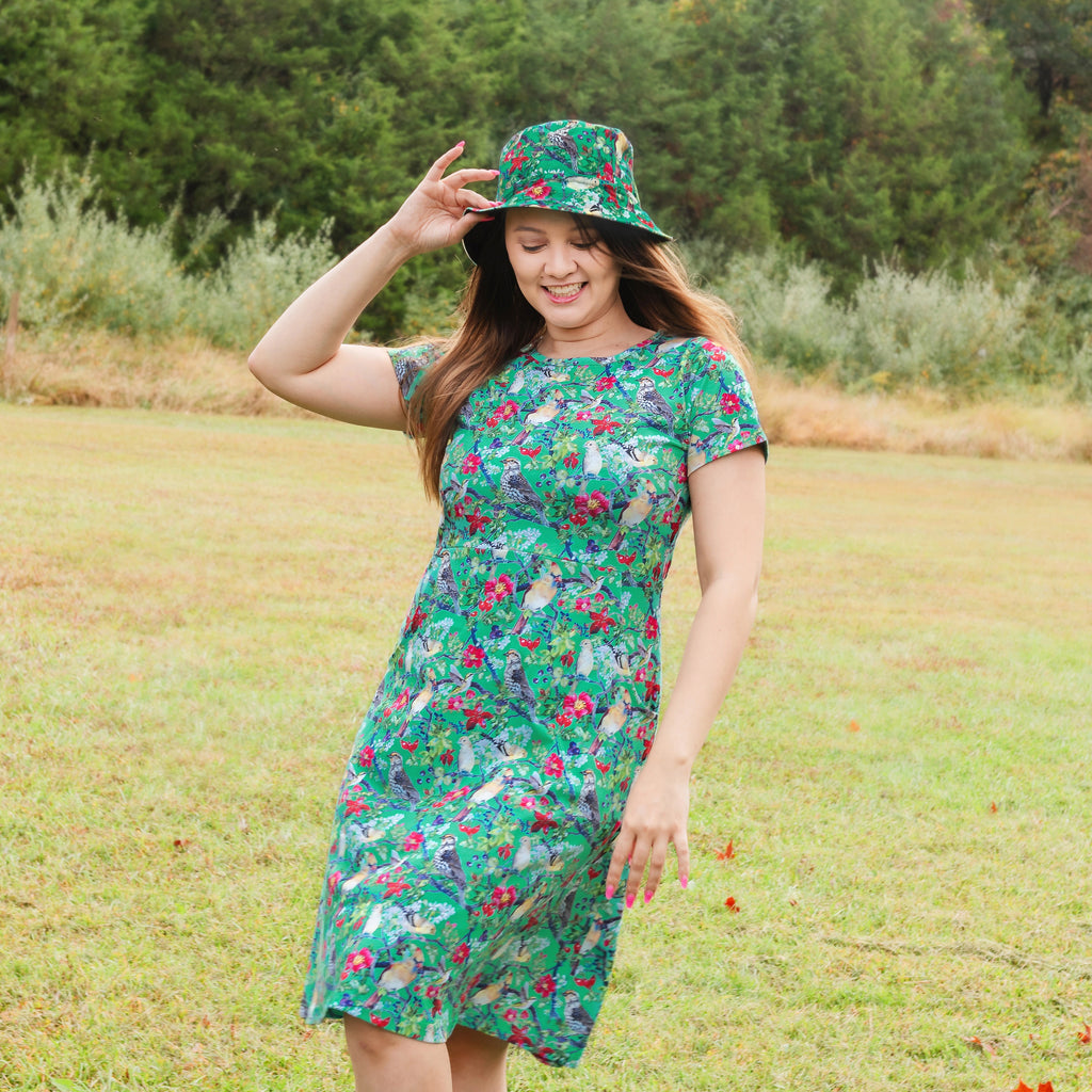Hen's Parade Petite A-Line Dress (with Waist Seam) Svaha USA MP Hen's Parade Petite A-Line Dress (with Waist Seam) Svaha USA MP