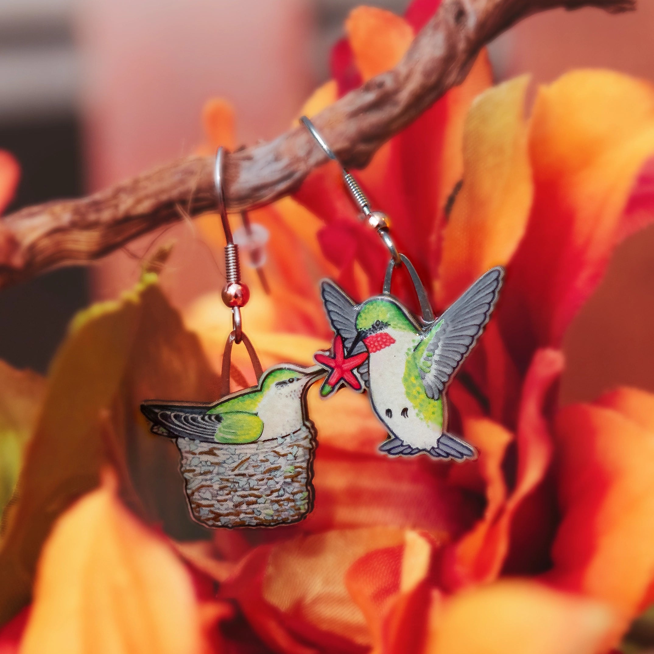 Hummingbird Earrings