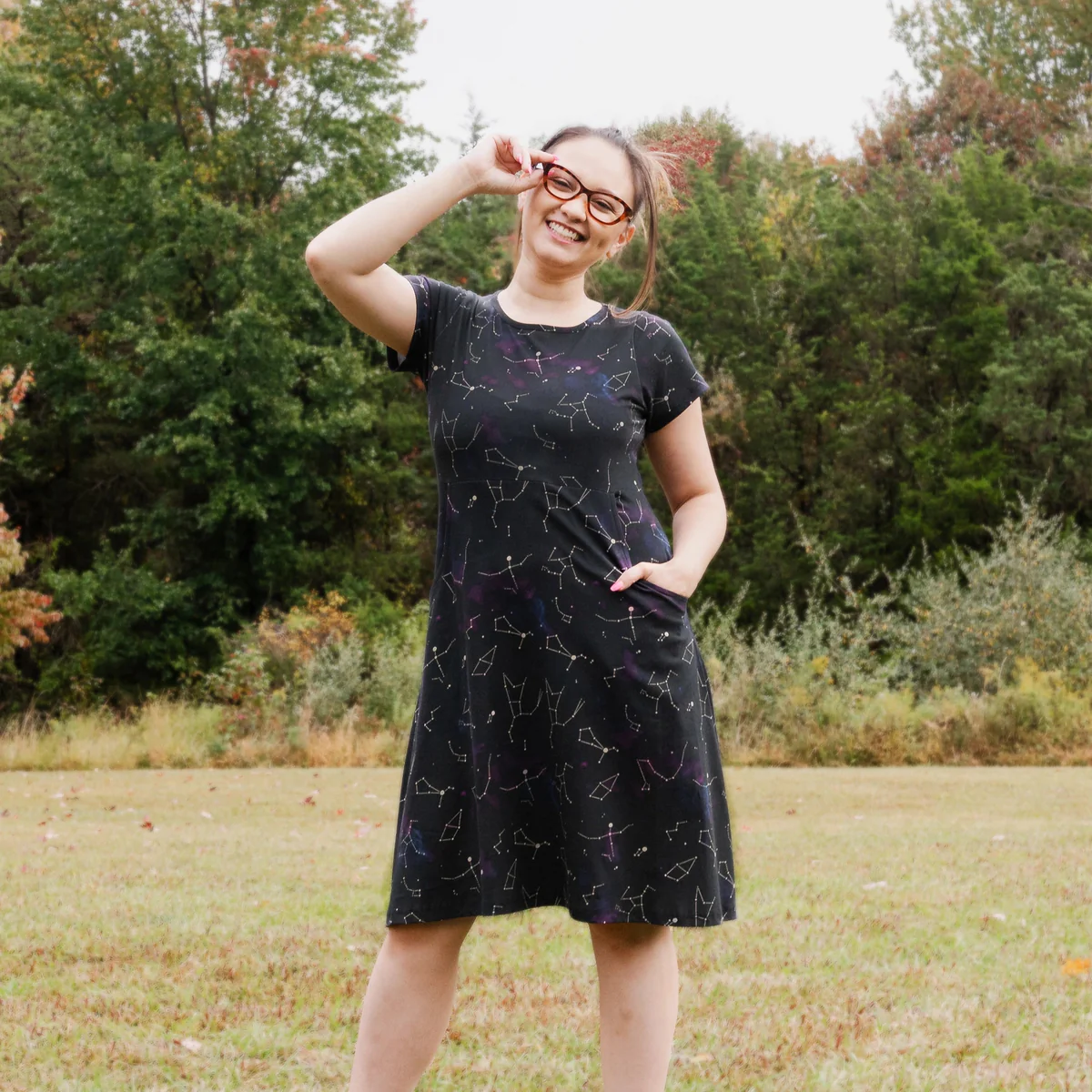 Stardust Symphony Petite Dress - S