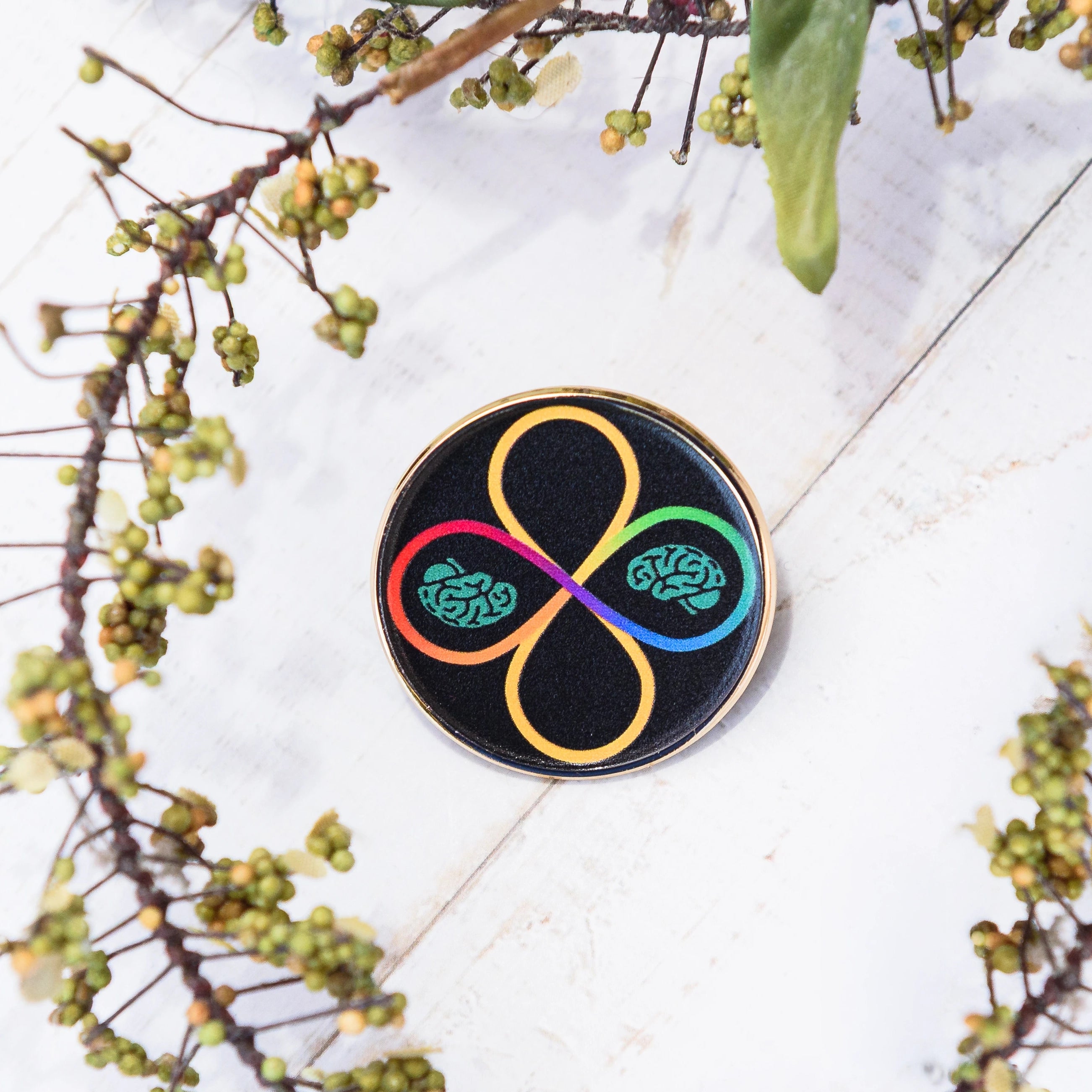 Infinite Love Enamel Pin