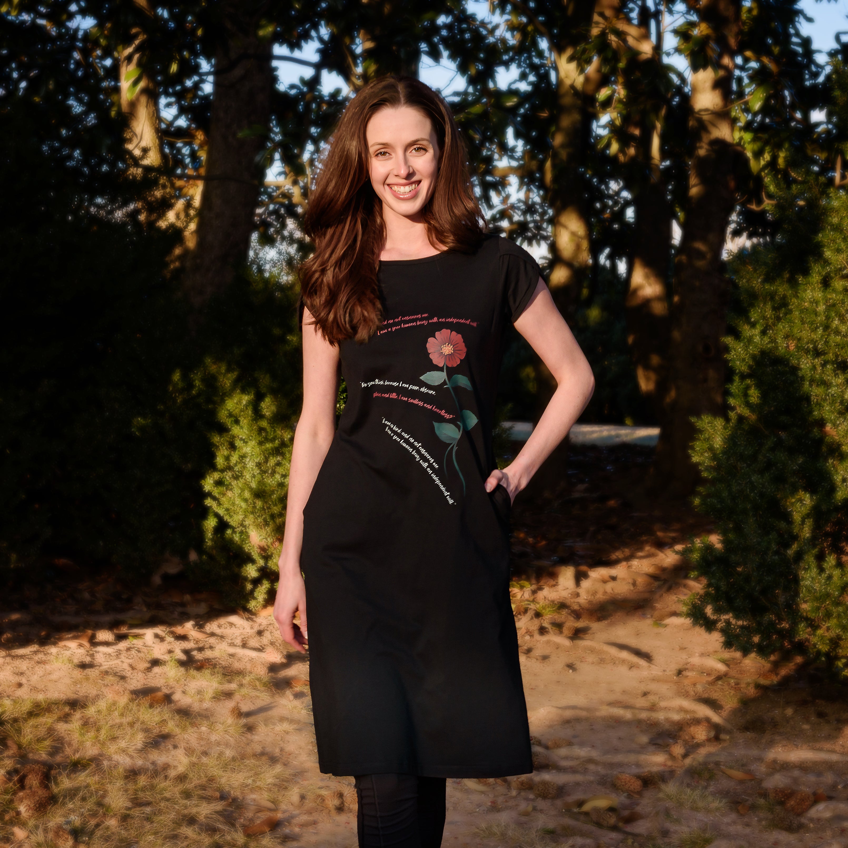 Jane Eyre Flower Sheath Dress