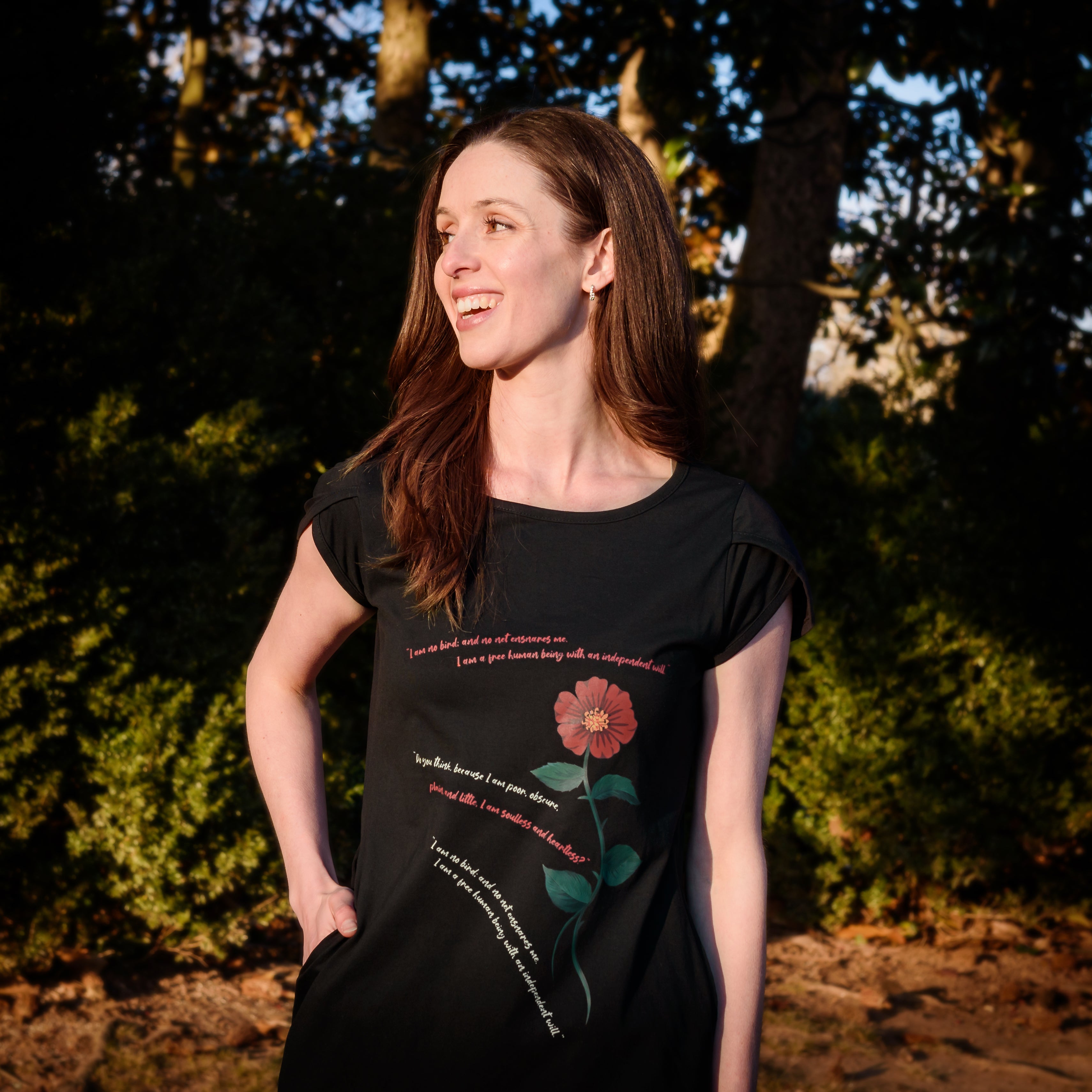 Jane Eyre Flower Sheath Dress