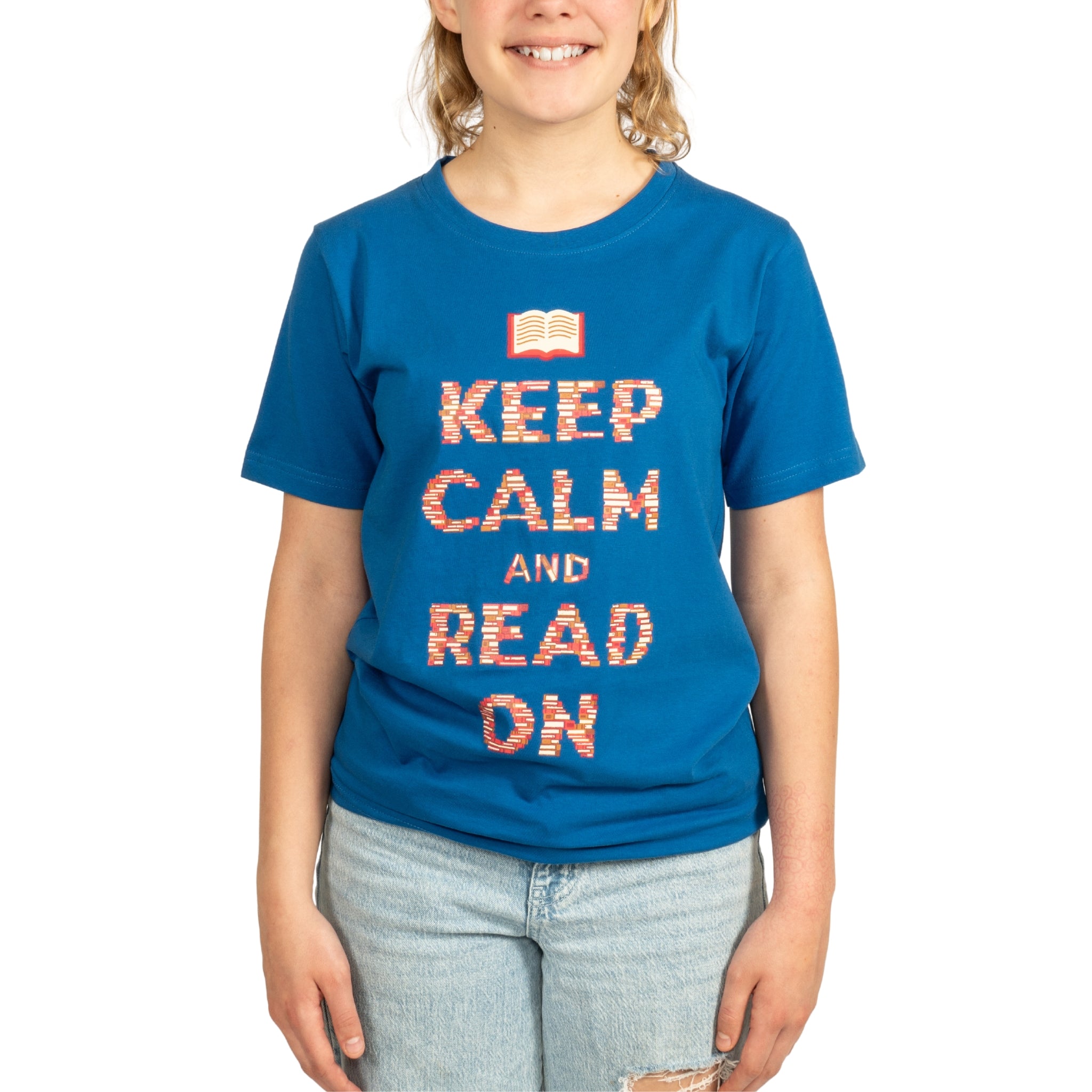 Keep Calm and Read On Kids T-Shirt