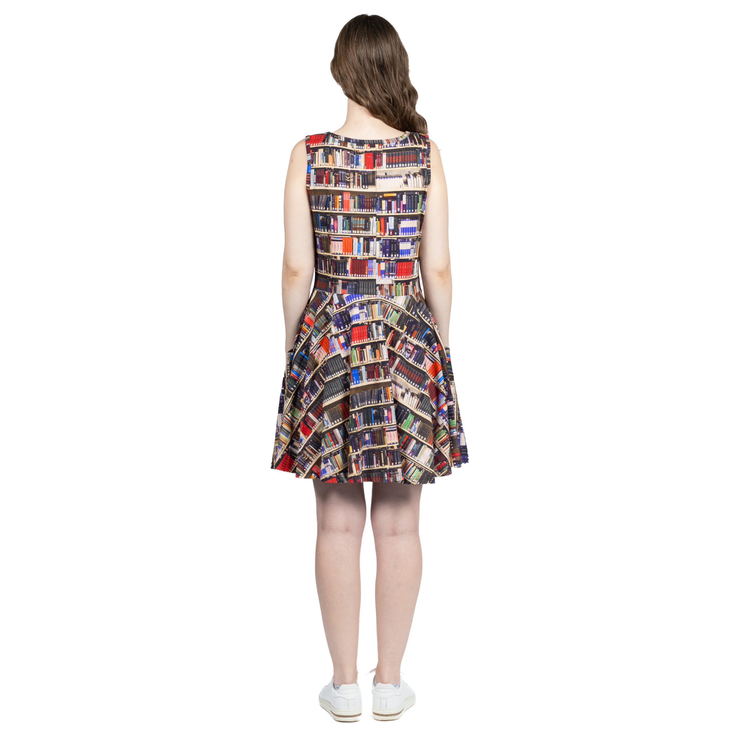 Library Shelves Skater Dress