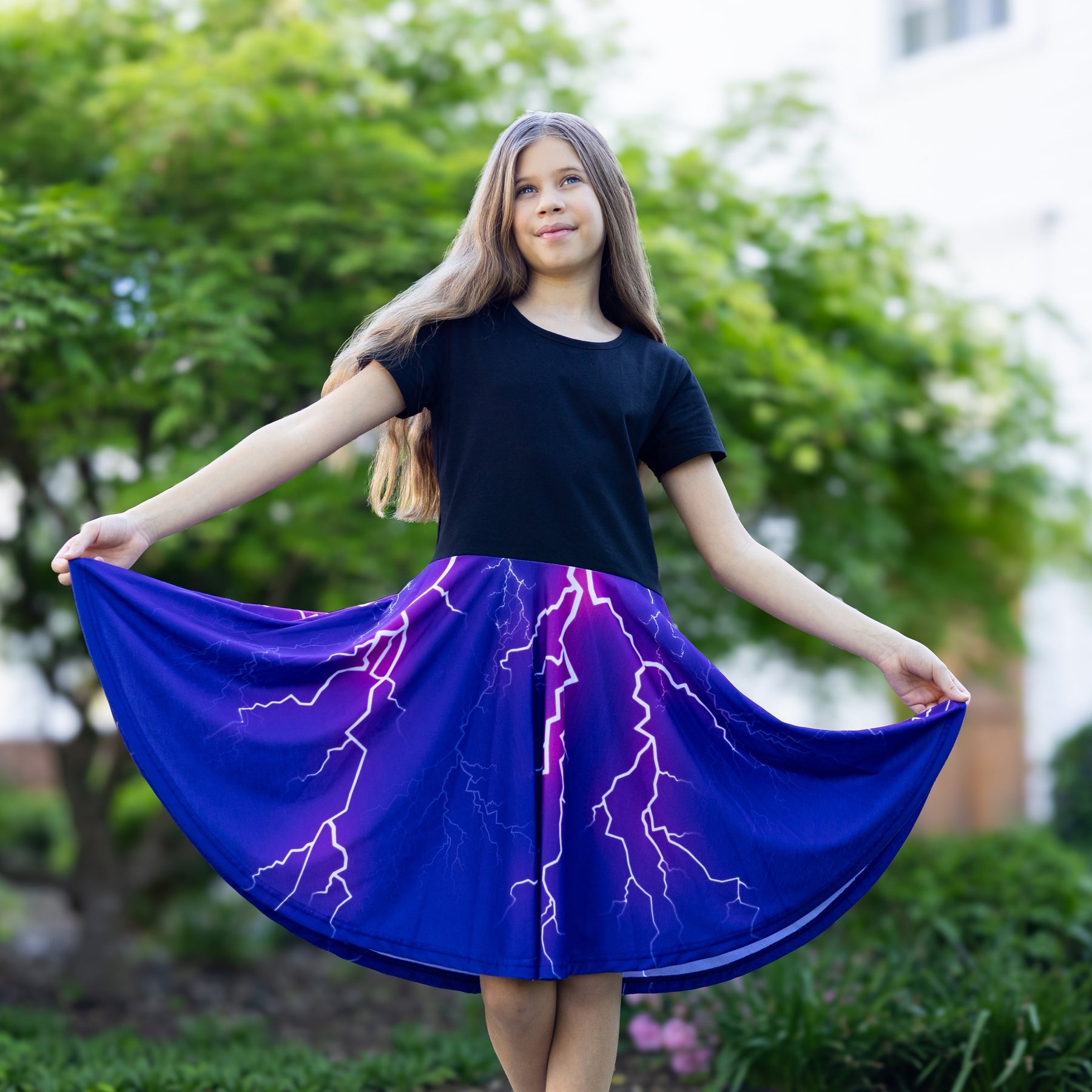 Lightning Kids Dress Sample - 11/12 YEARS