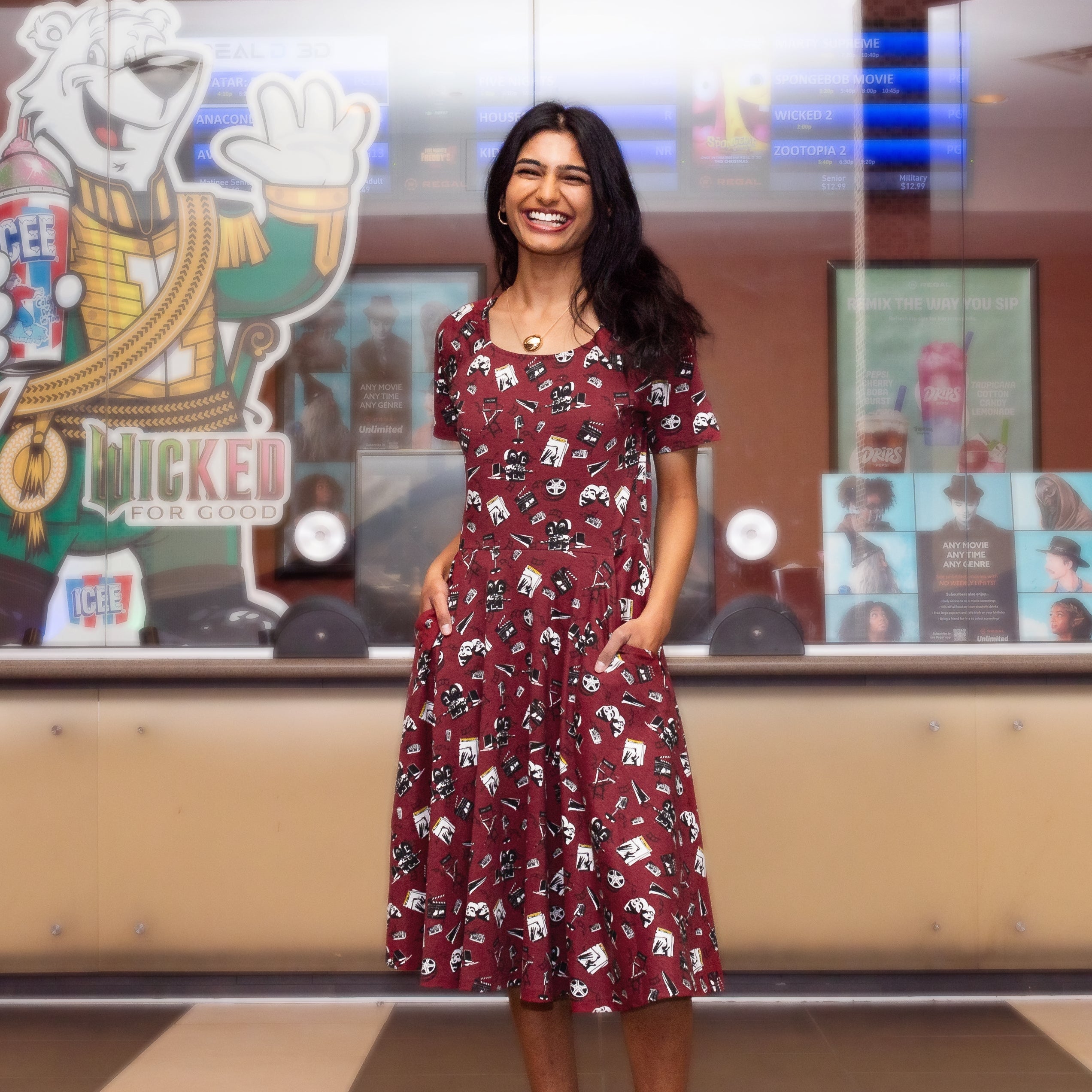 Lights, Camera, Fashion Twirl Dress