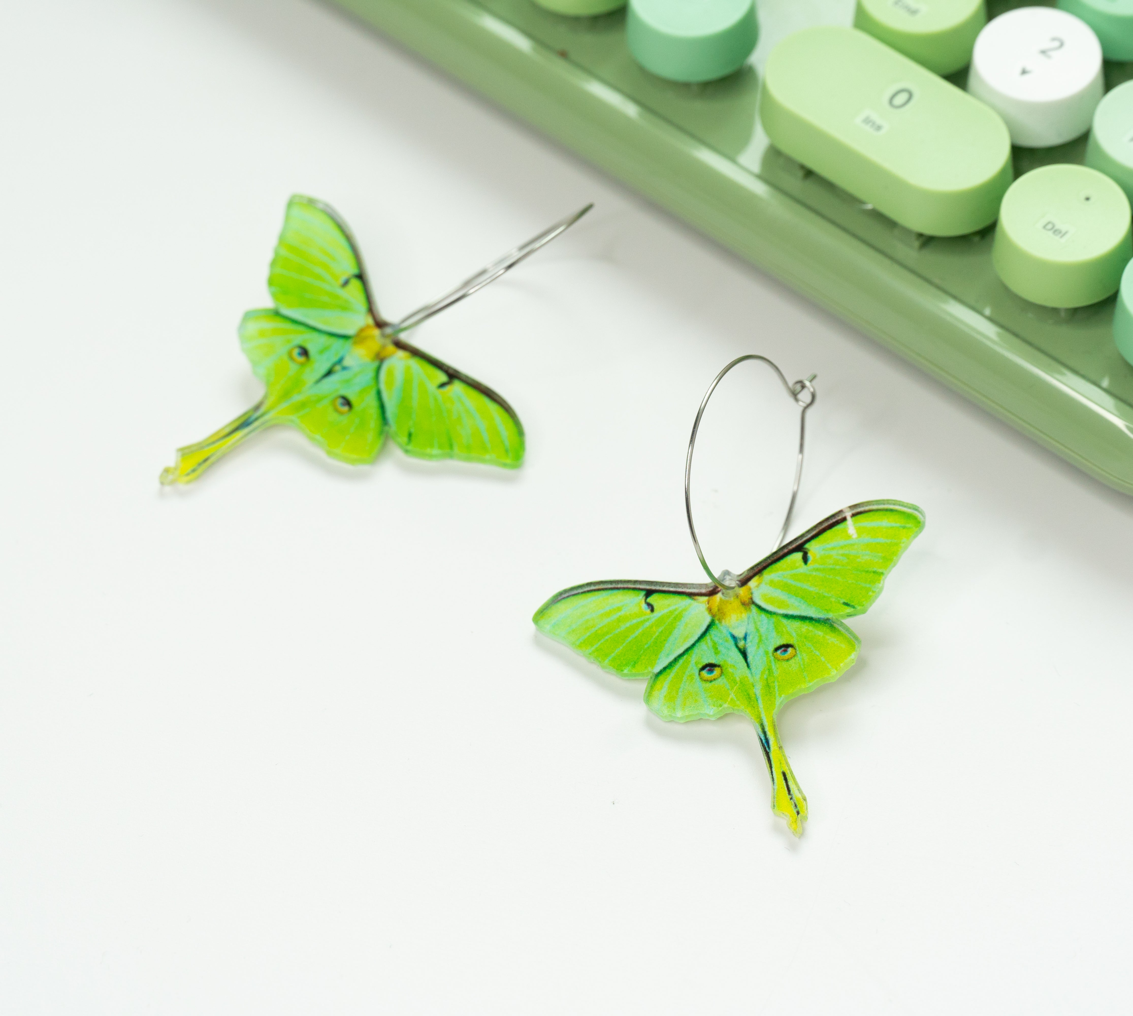 Luna Moth Earrings