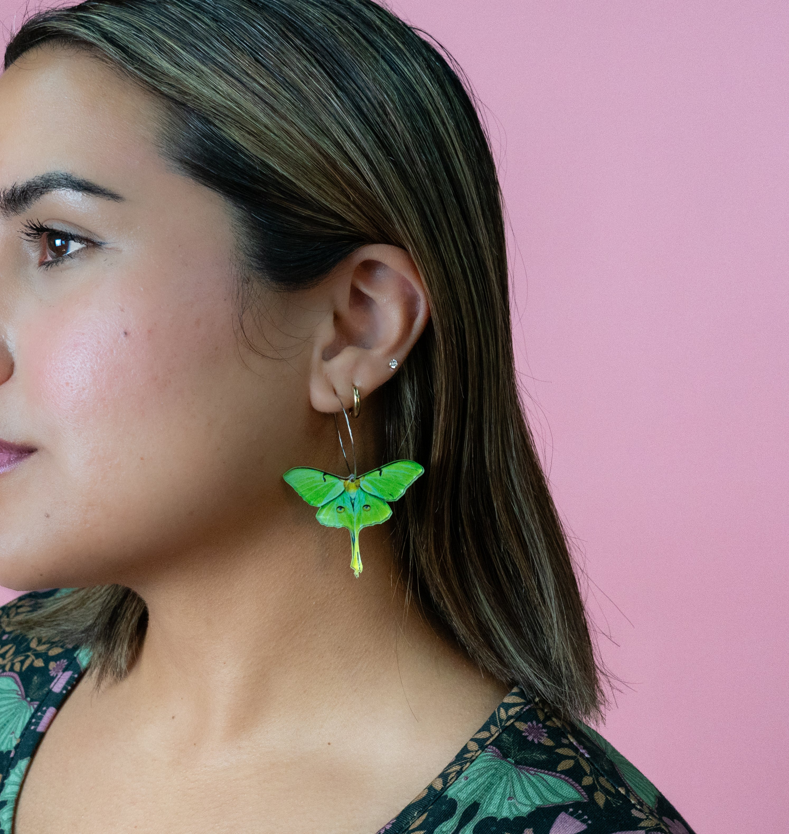 Luna Moth Earrings