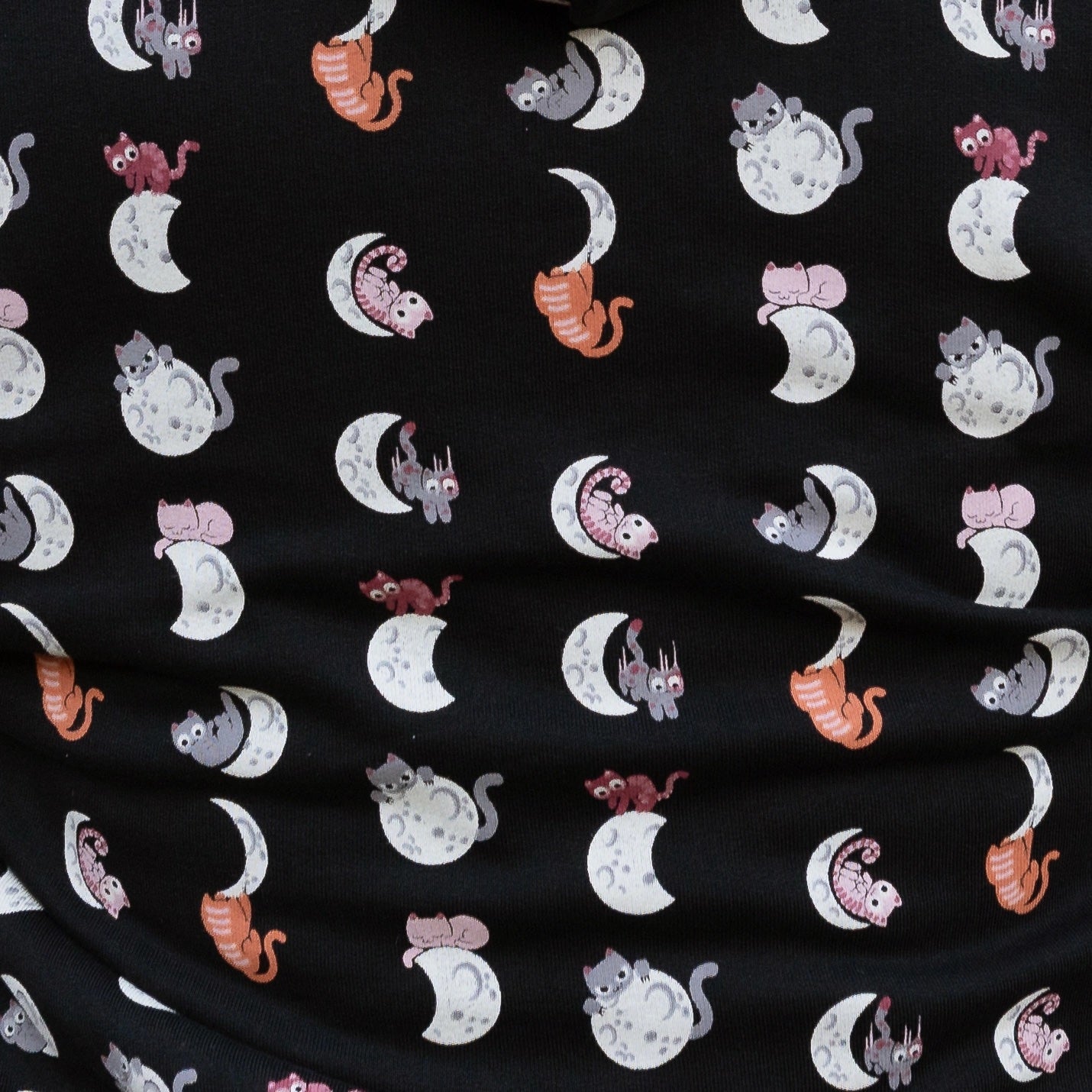 Lunar Kitty Glow-in-the-Dark Unisex Adults Hoodie