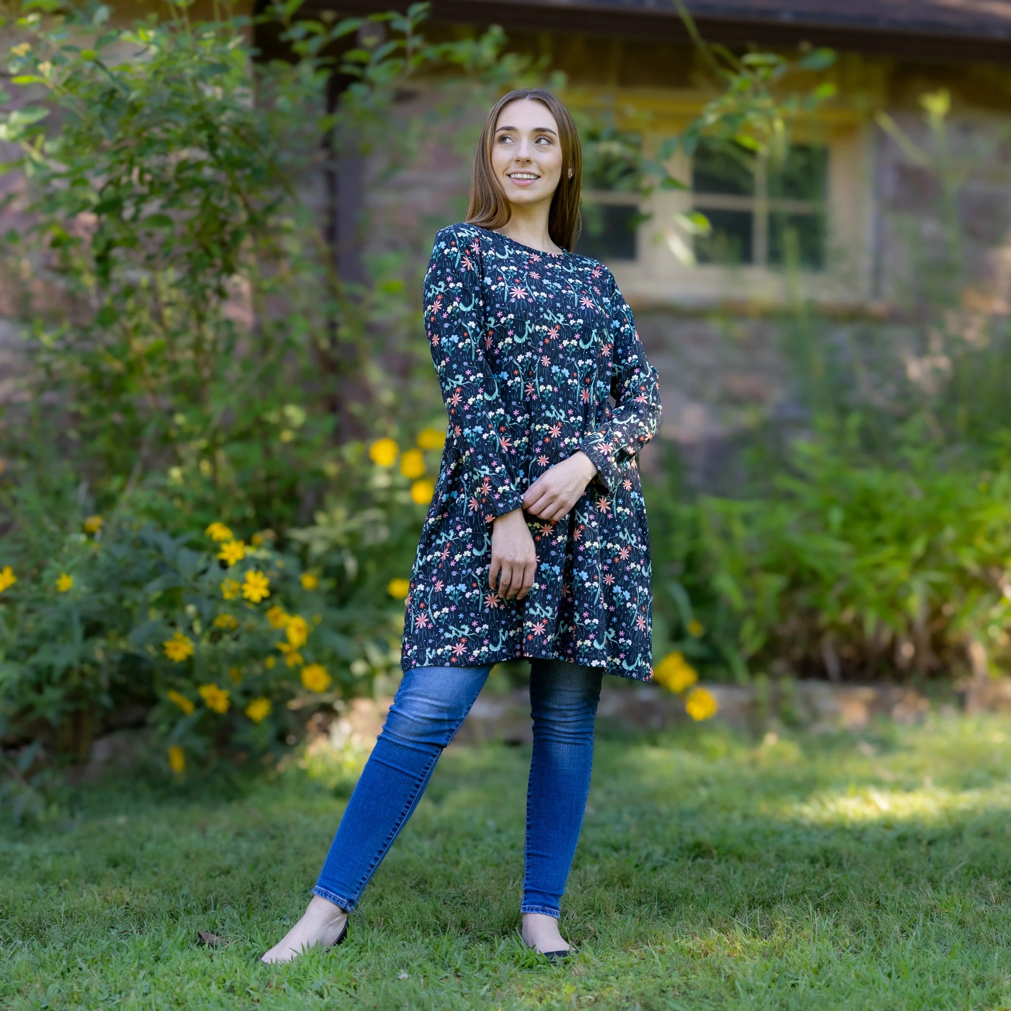 Mantis Long Sleeve Long Tunic