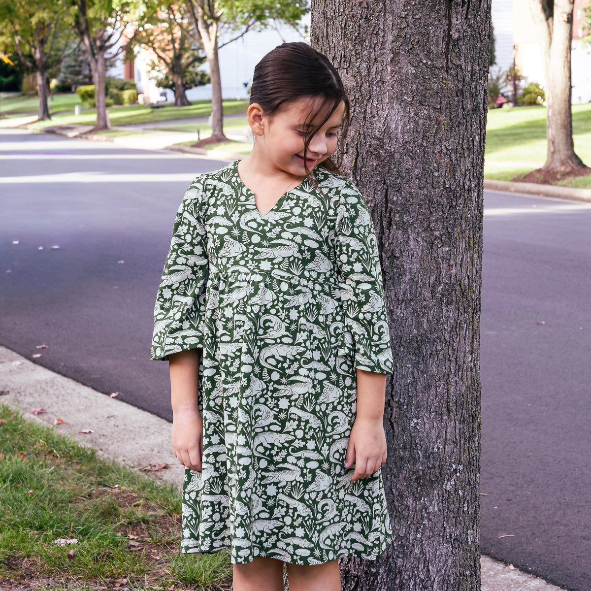 Marsh Majesty Kids Dress with Pockets