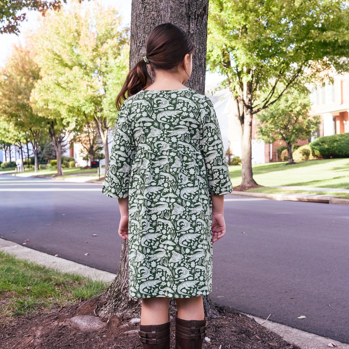 Marsh Majesty Kids Dress with Pockets