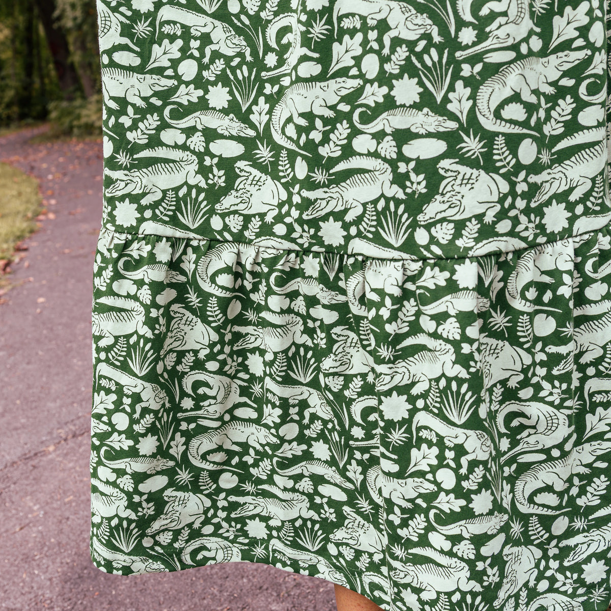 Marsh Majesty Button-Up Midi Dress