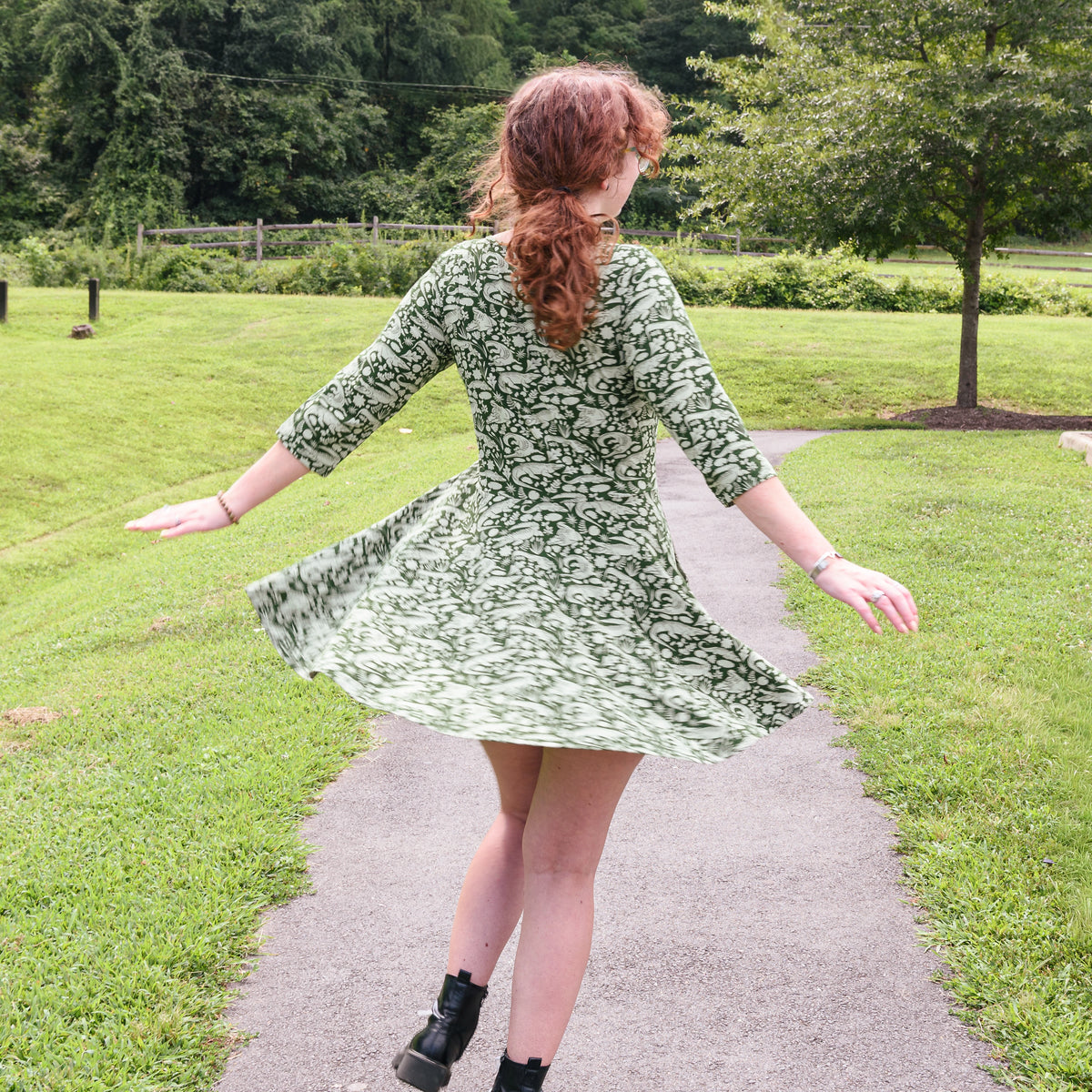 Marsh Majesty Skater Dress with Pockets