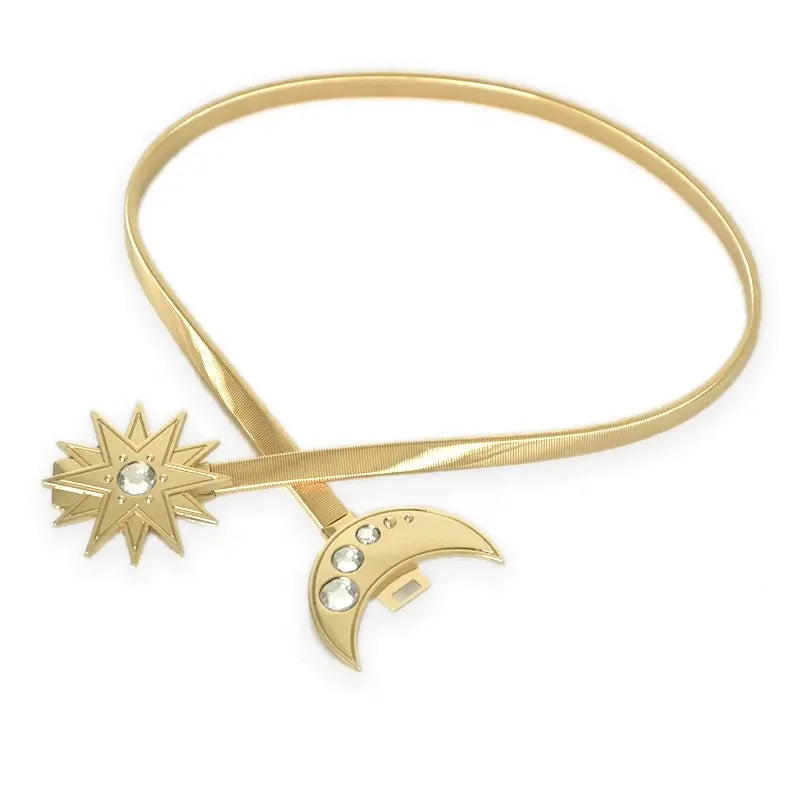 Moon and Star Gold Belt