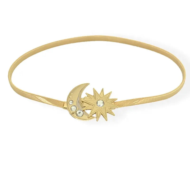 Moon and Star Gold Belt