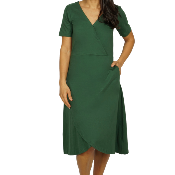 Mushroom Green Grace Dress [FINAL SALE]