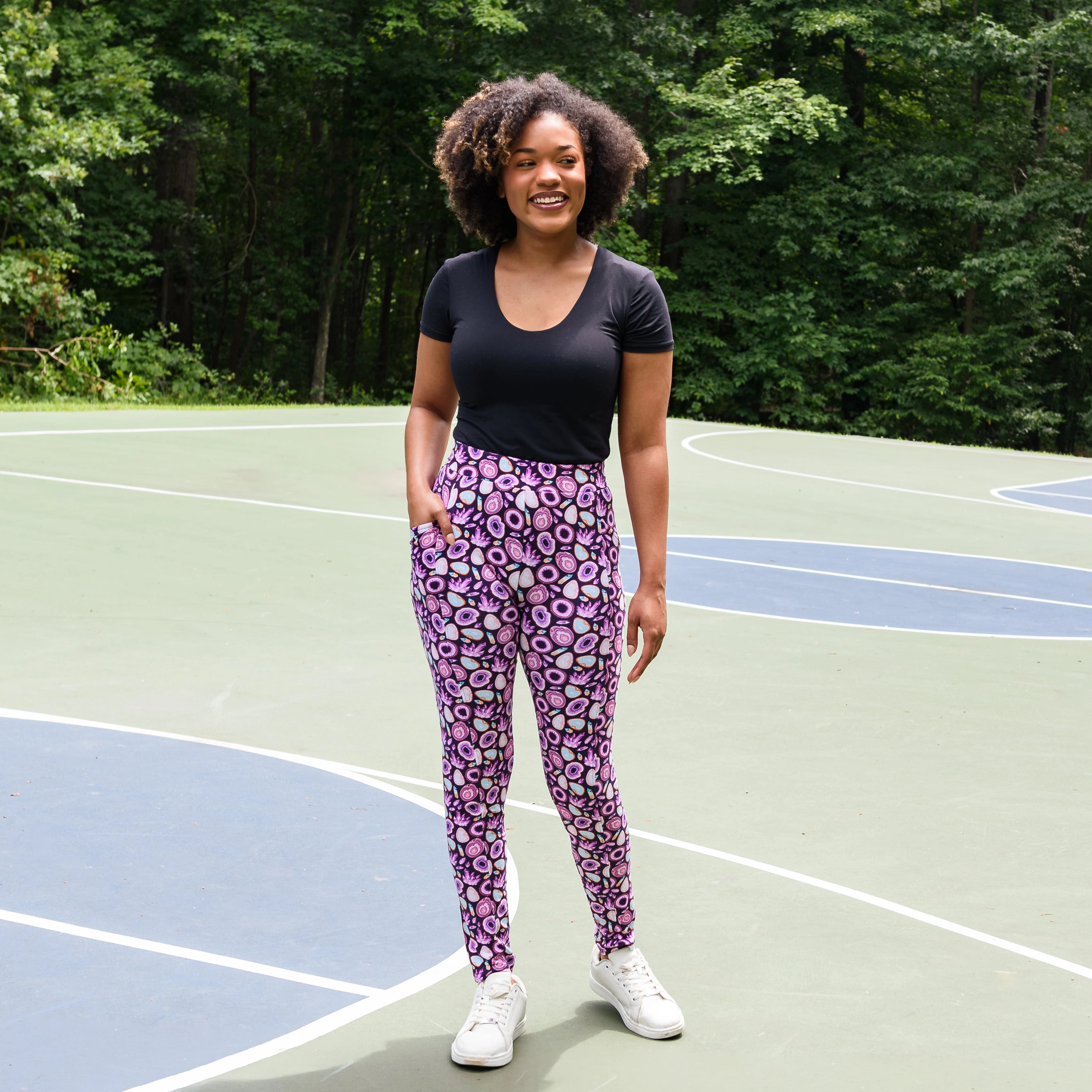 Mystic Minerals Adults Leggings with Pockets