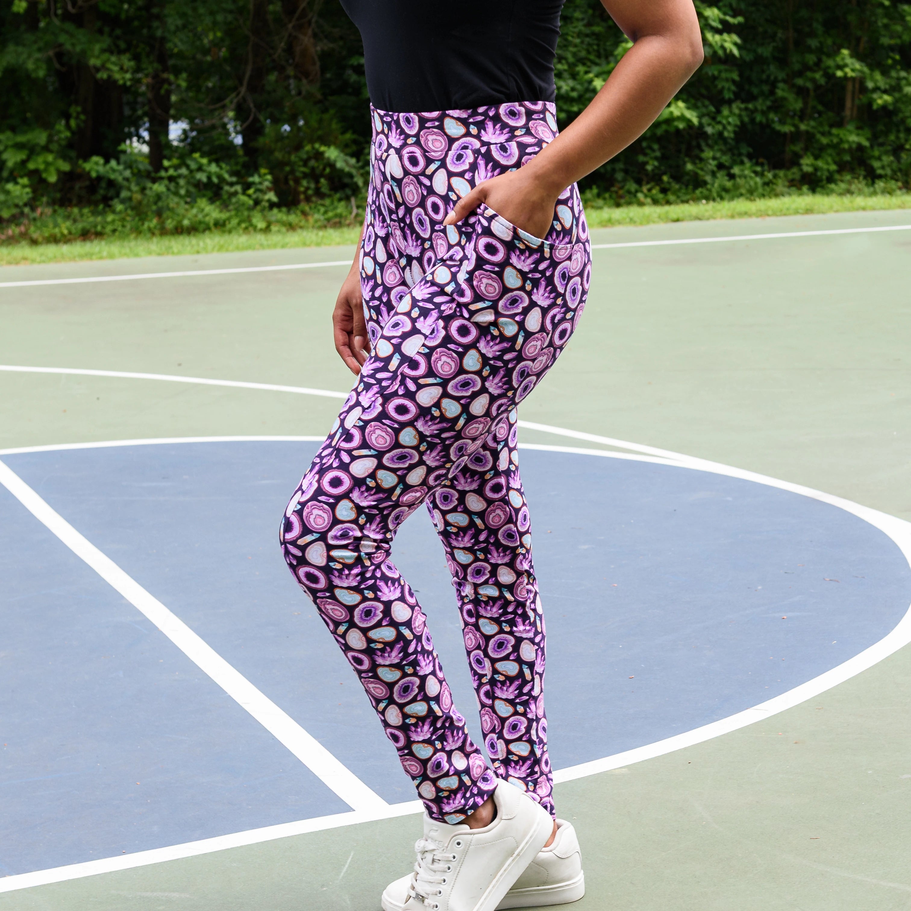 Mystic Minerals Adults Leggings with Pockets