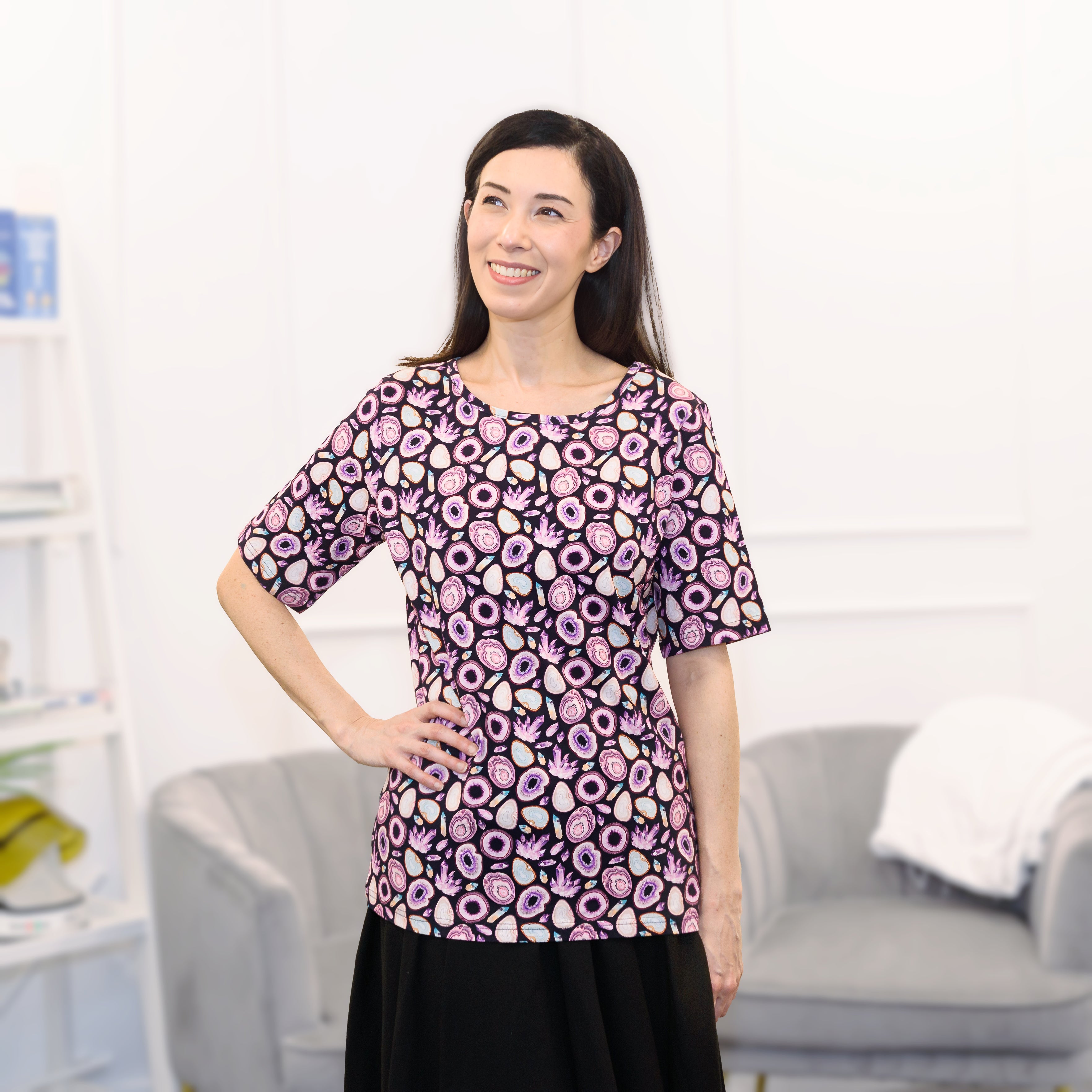 Mystic Minerals Tunic Top