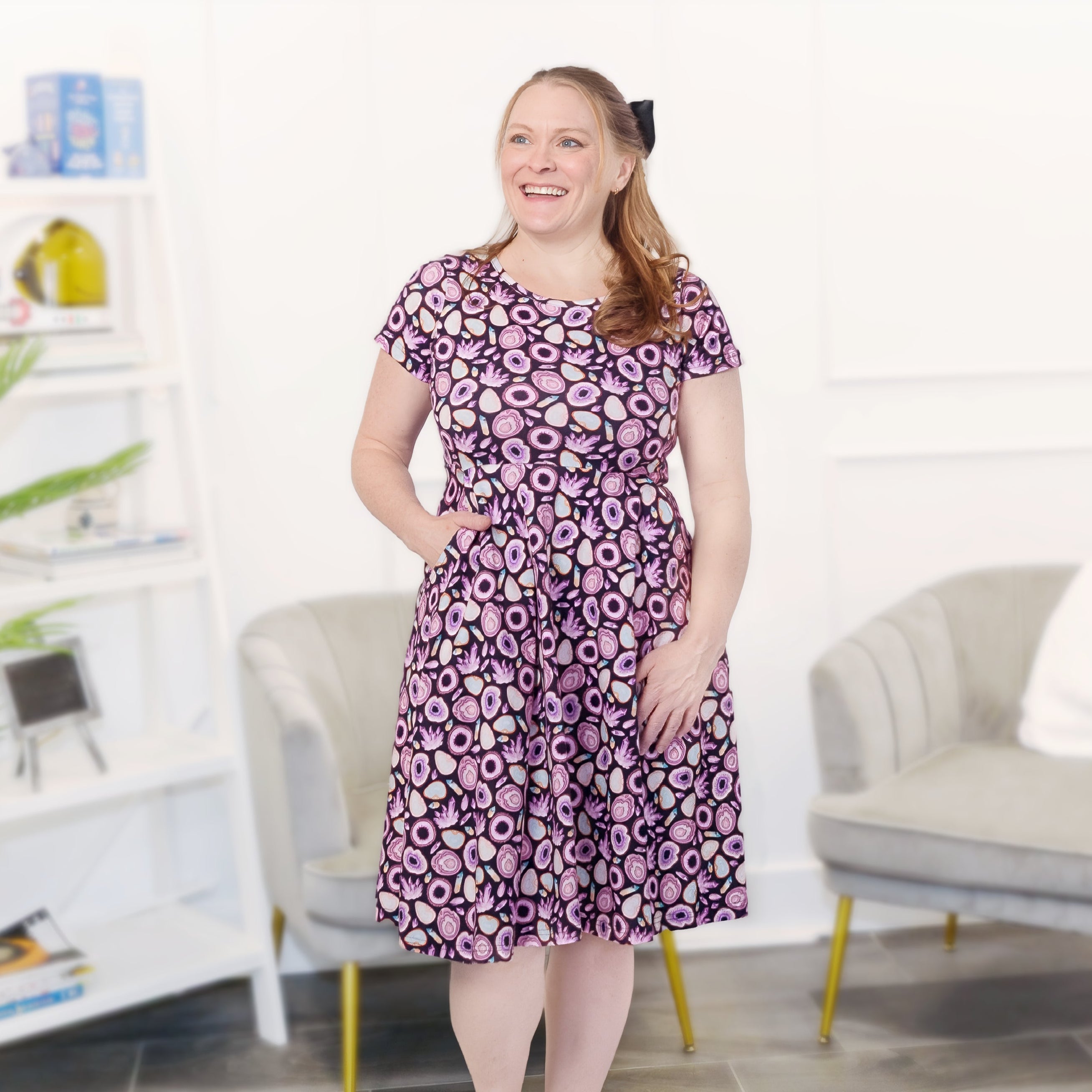 Mystic Minerals Petite Twirl Dress with Pockets