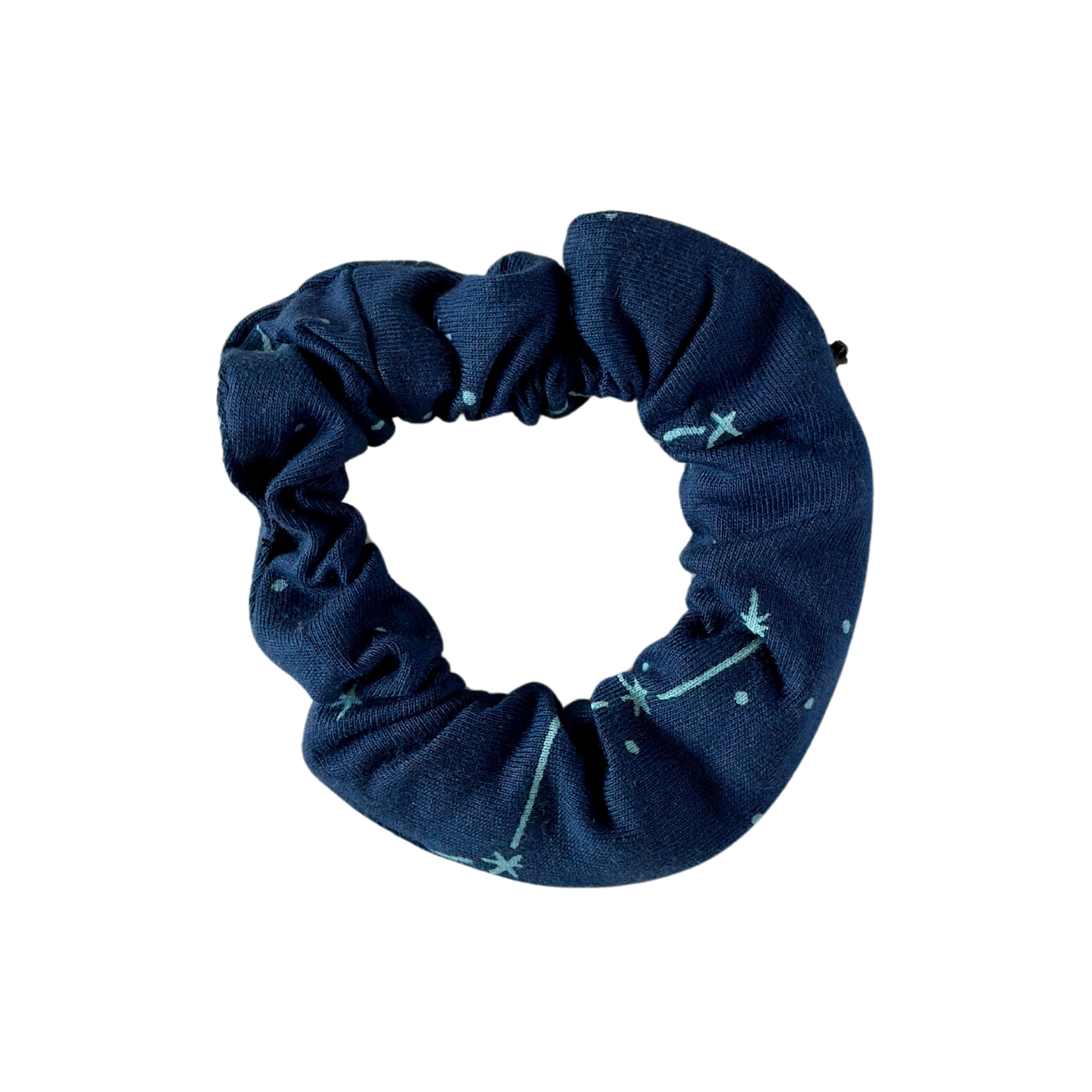 3-Pack Navy Constellations Scrunchies with Pocket