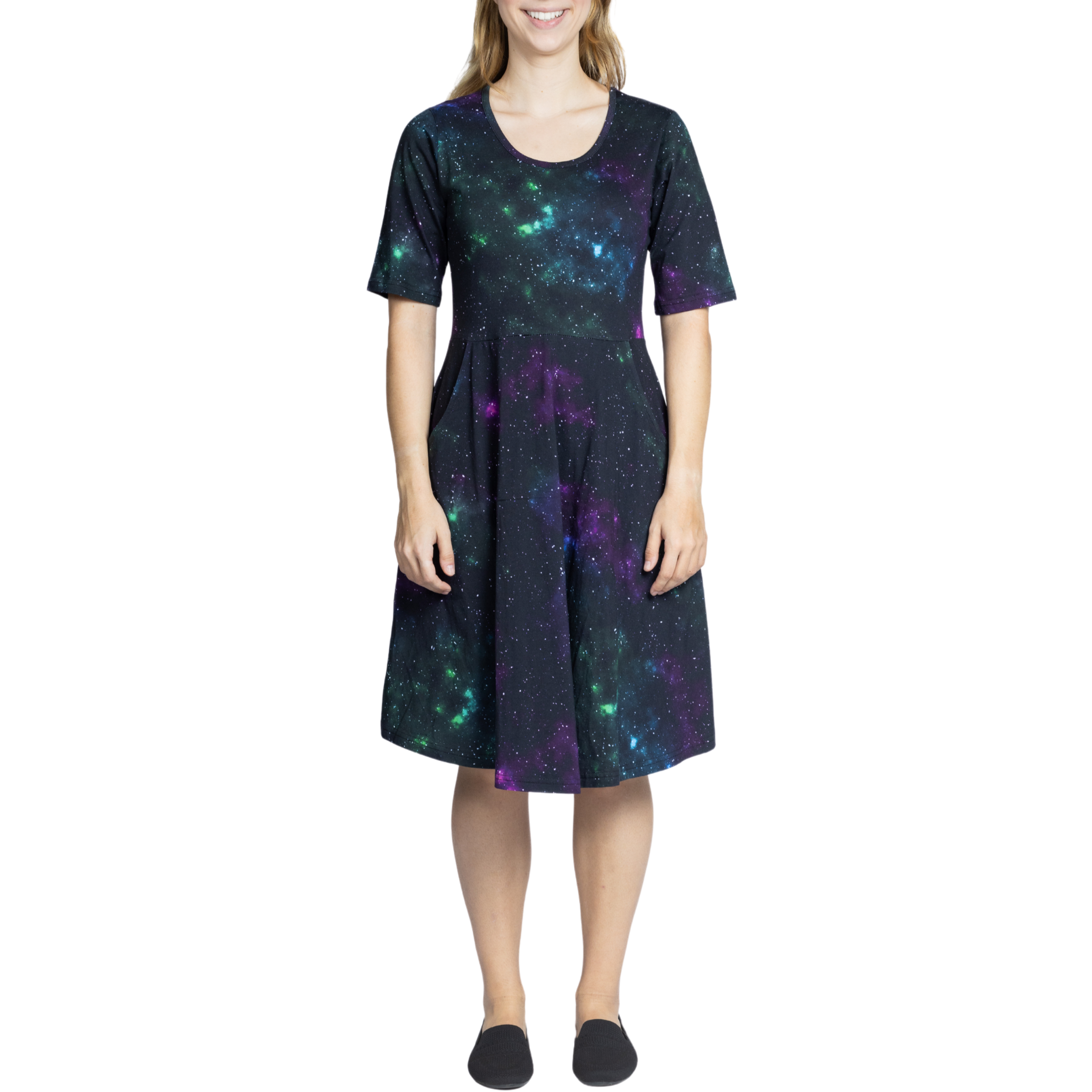 Nebula Fit & Flare Dress