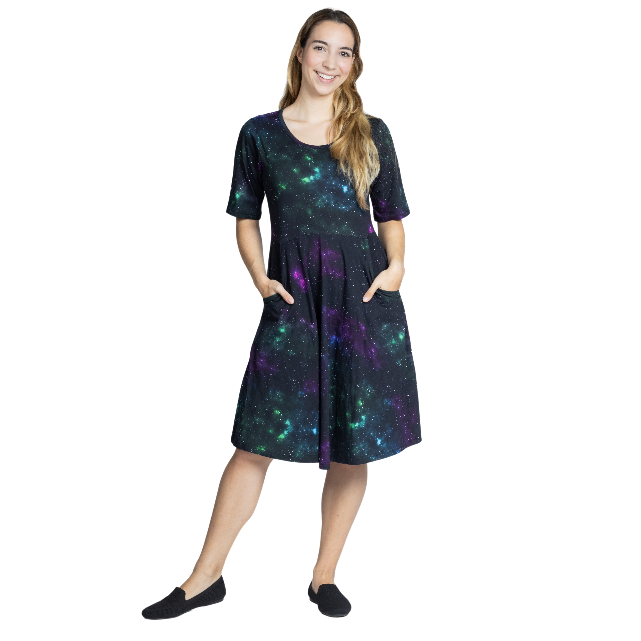 Nebula Fit & Flare Dress