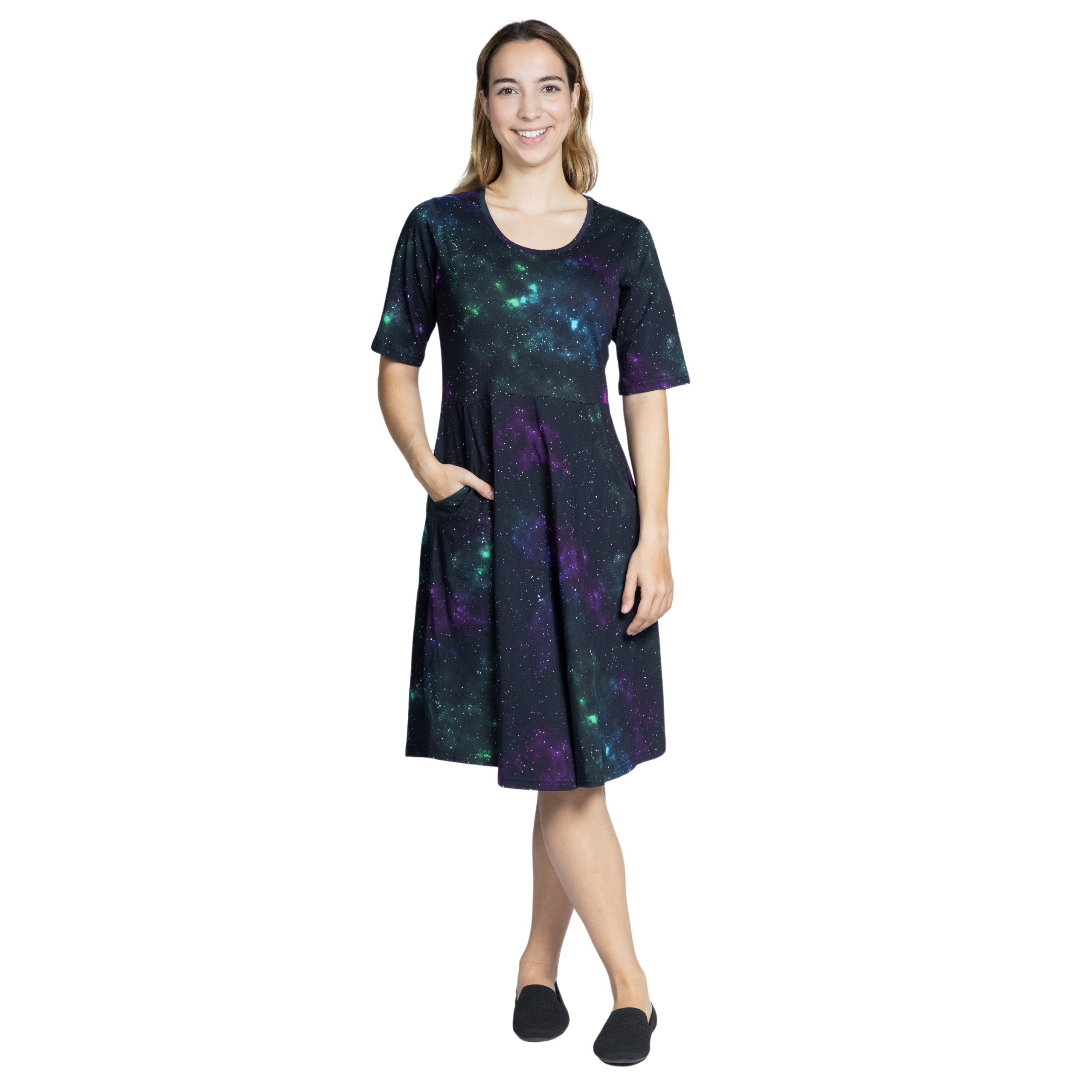 Nebula Fit & Flare Dress