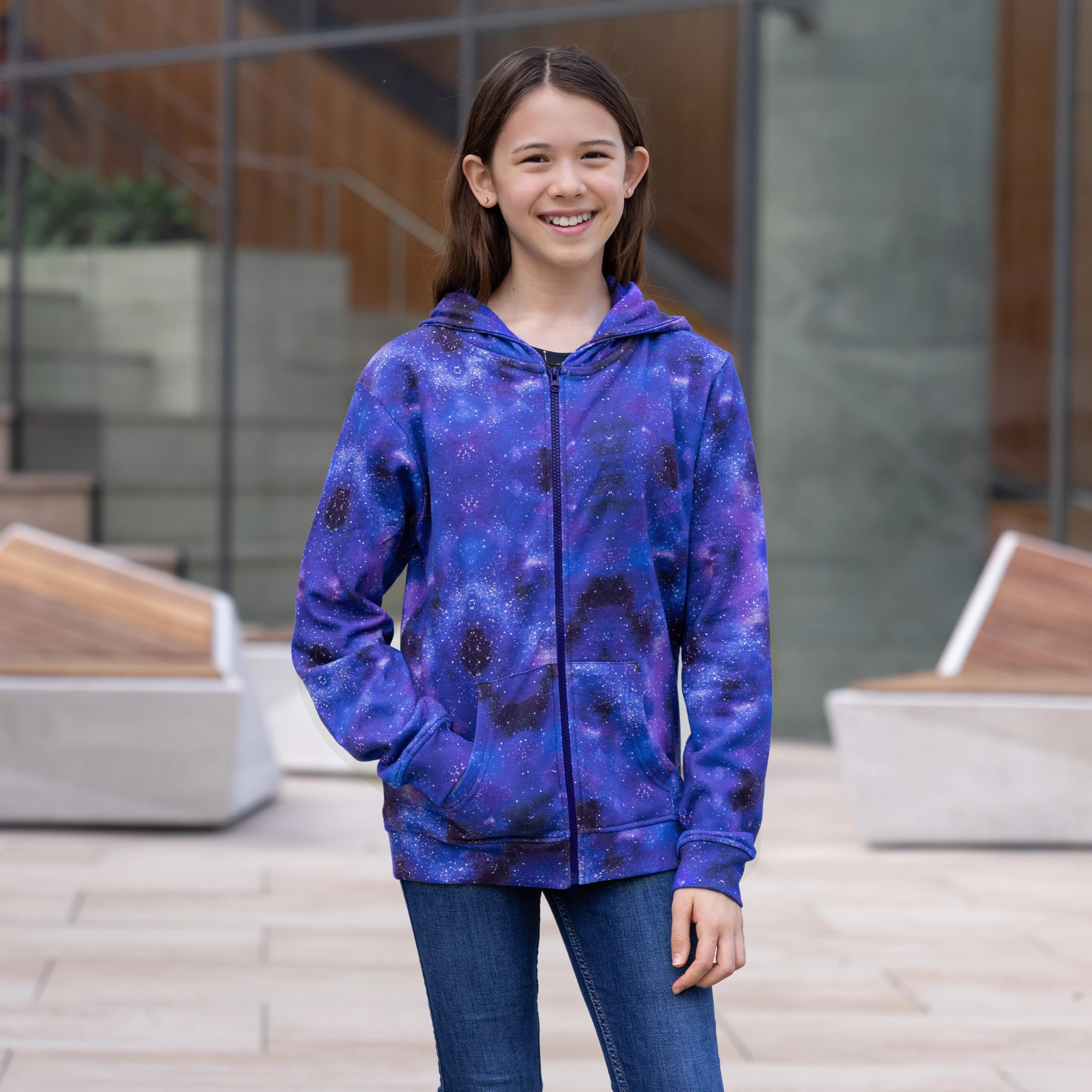 Galaxy Nebula Kids Hoodie