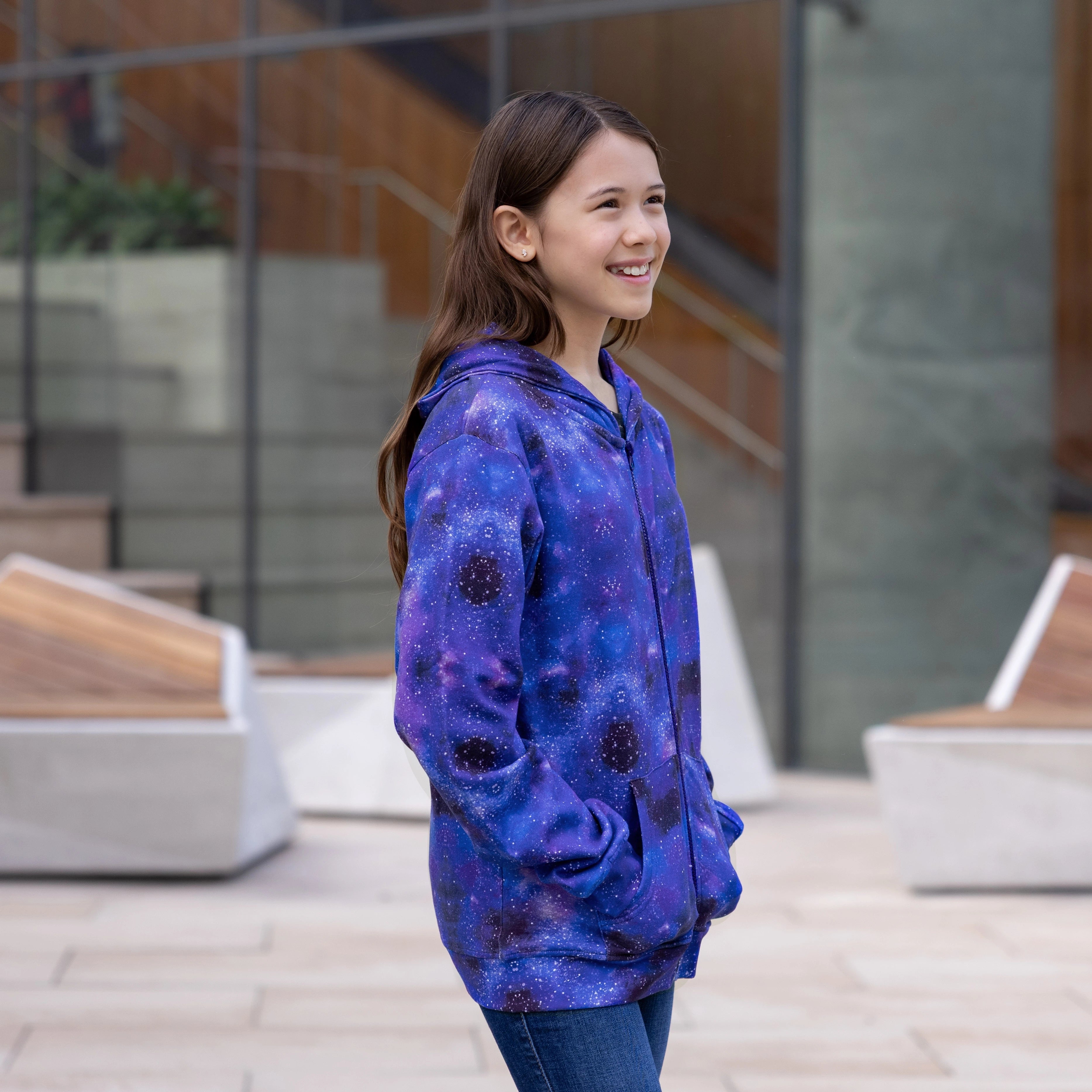 Galaxy Nebula Kids Hoodie