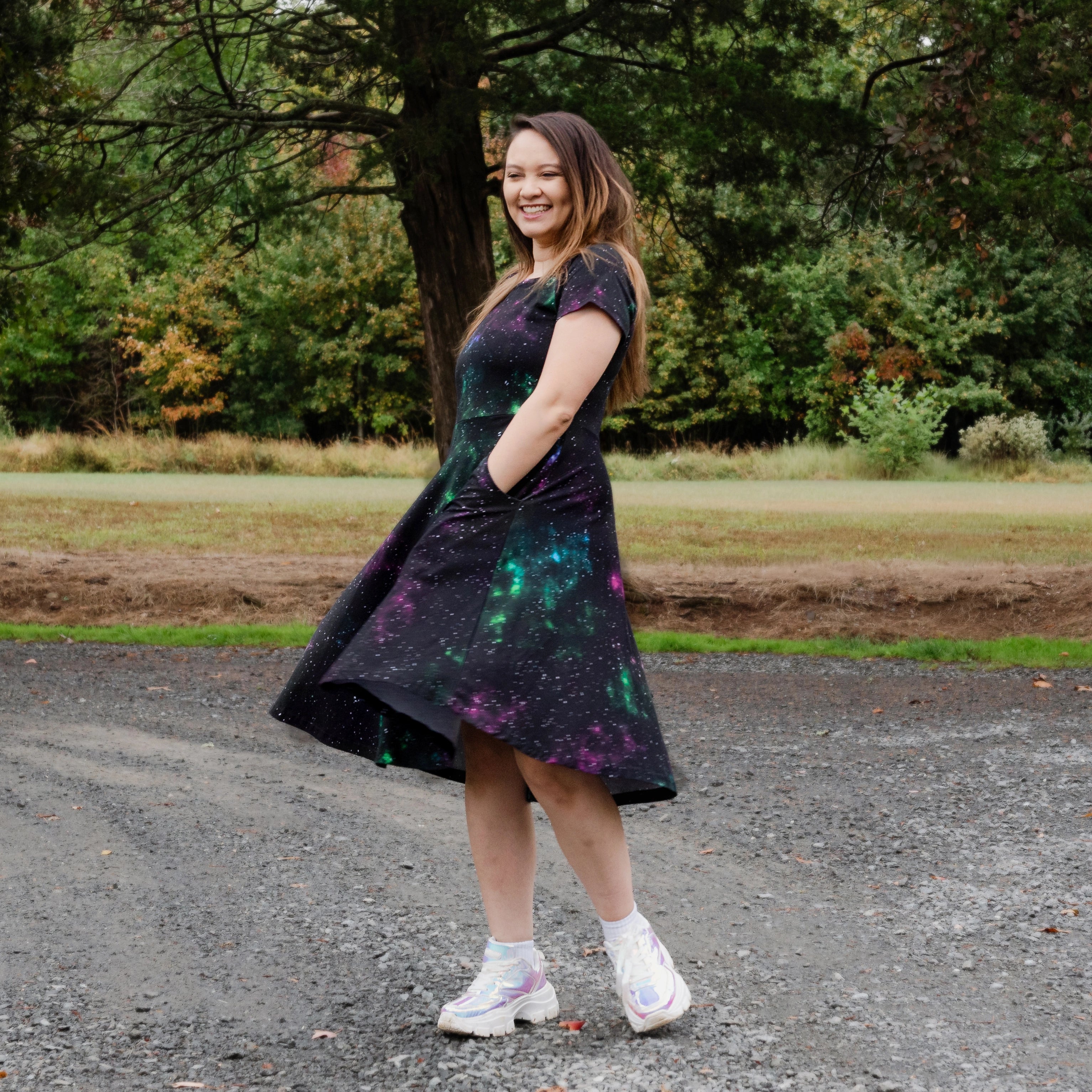 Nebula Petite Twirl Dress