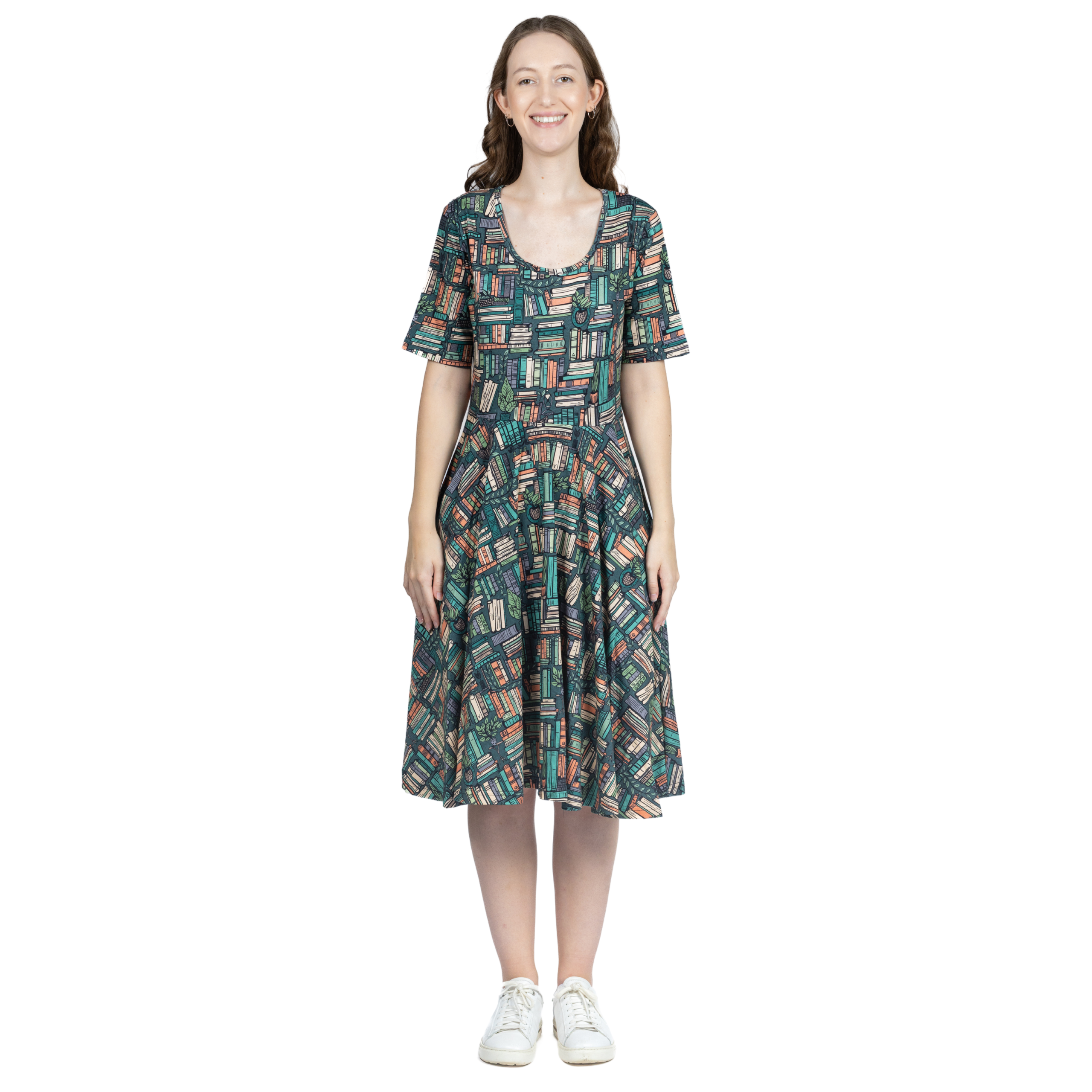 Botanical Library Twirl Dress