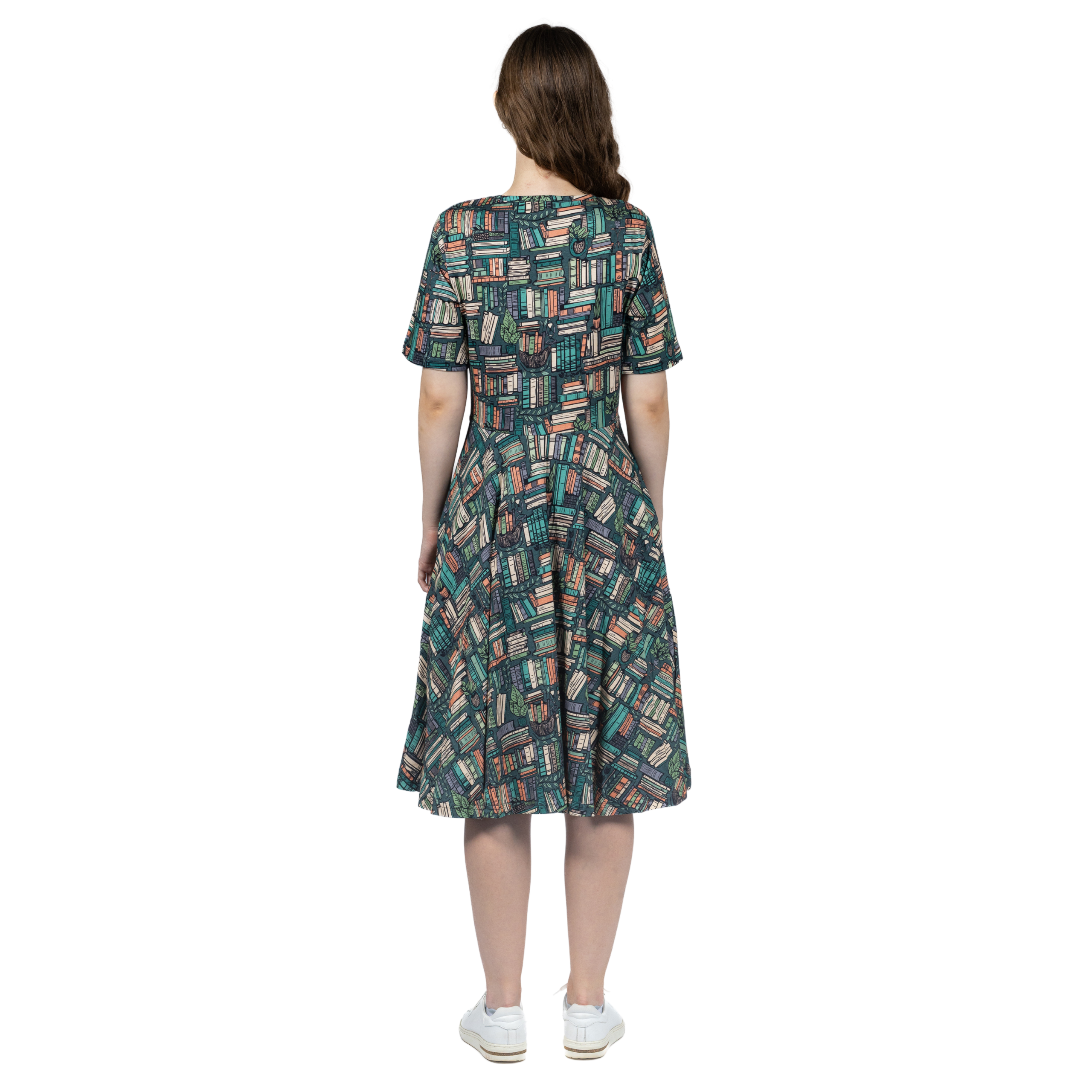 Botanical Library Twirl Dress