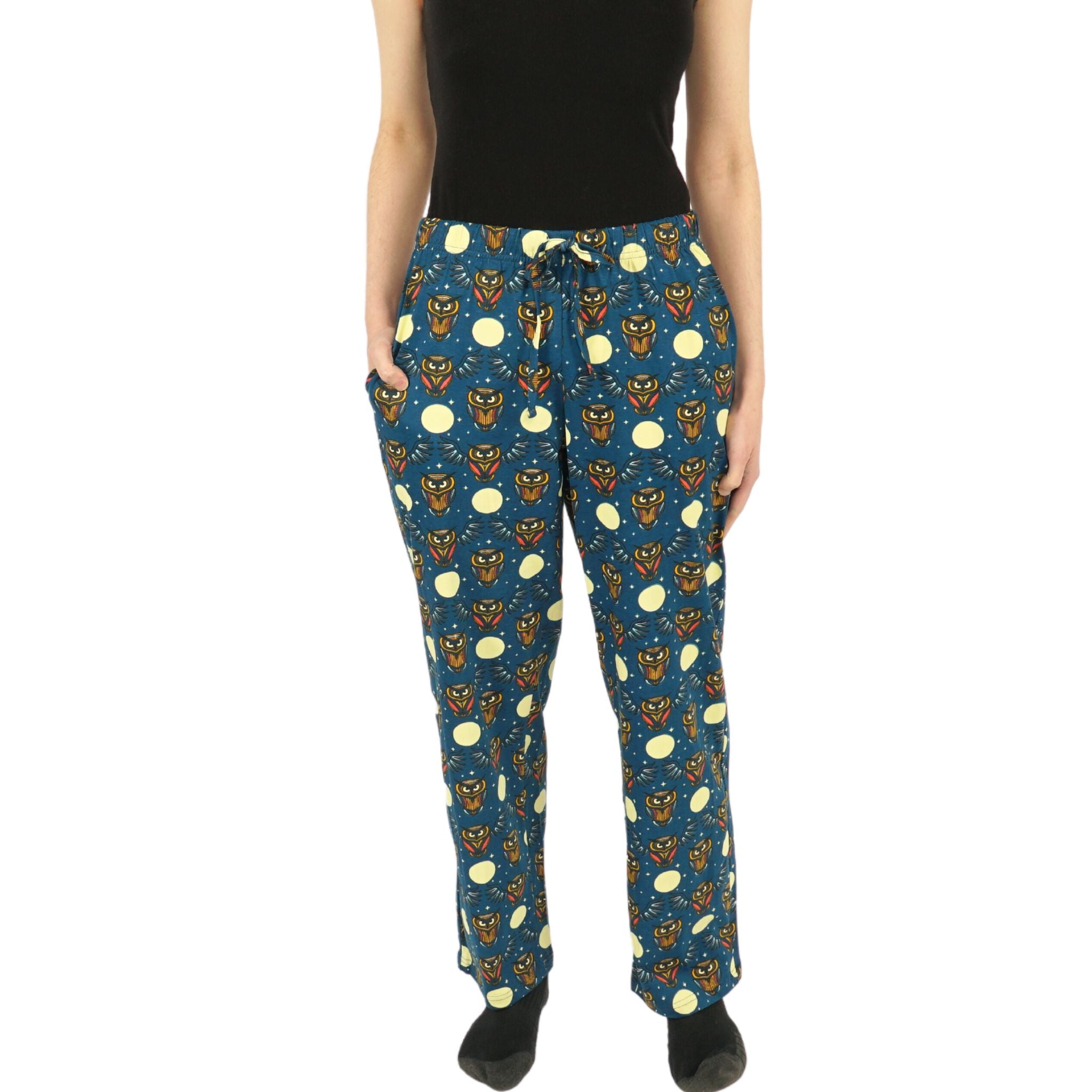 Nocturnal Whispers Glow-in-the-Dark Adults Lounge Pants