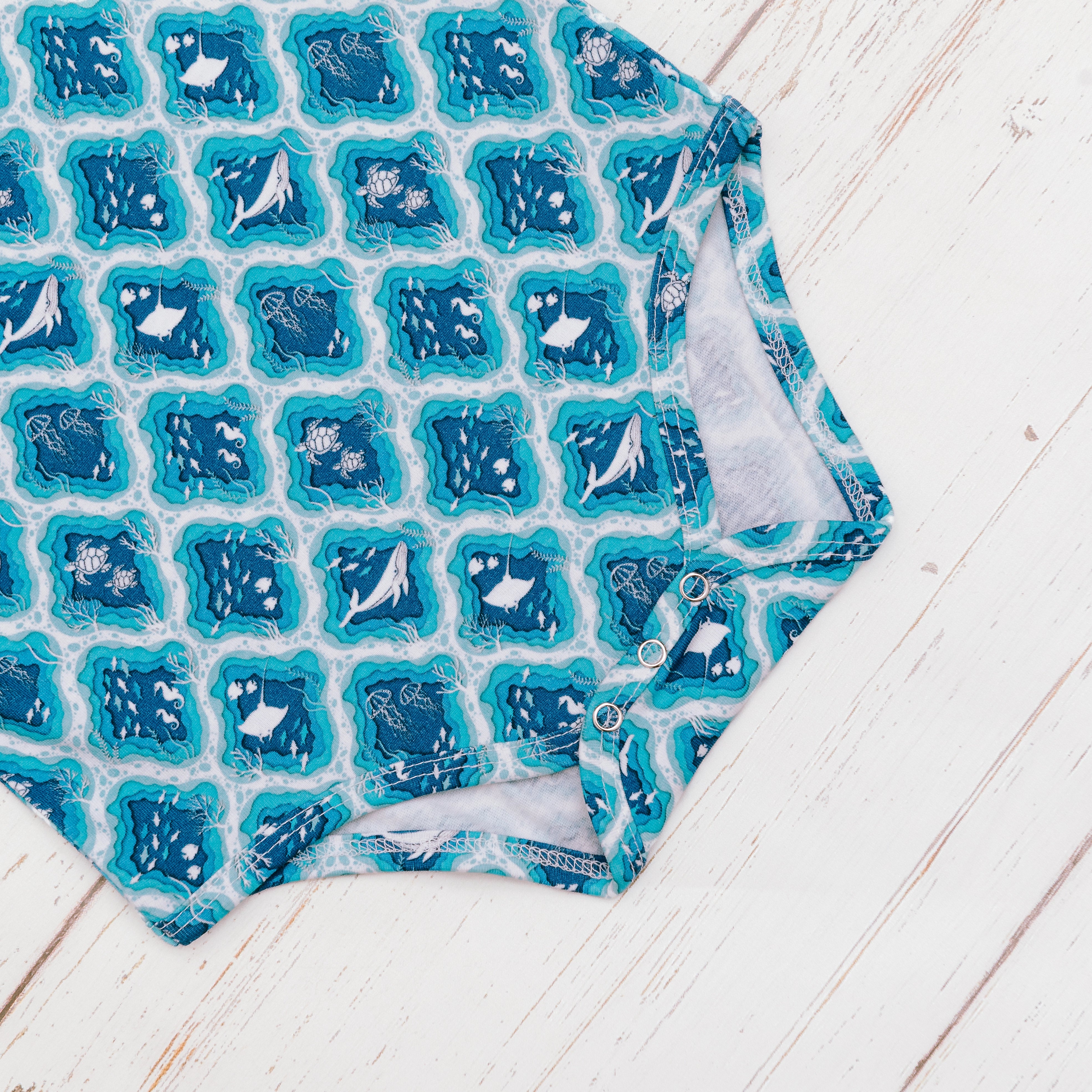 Sea Animals Baby Bodysuit