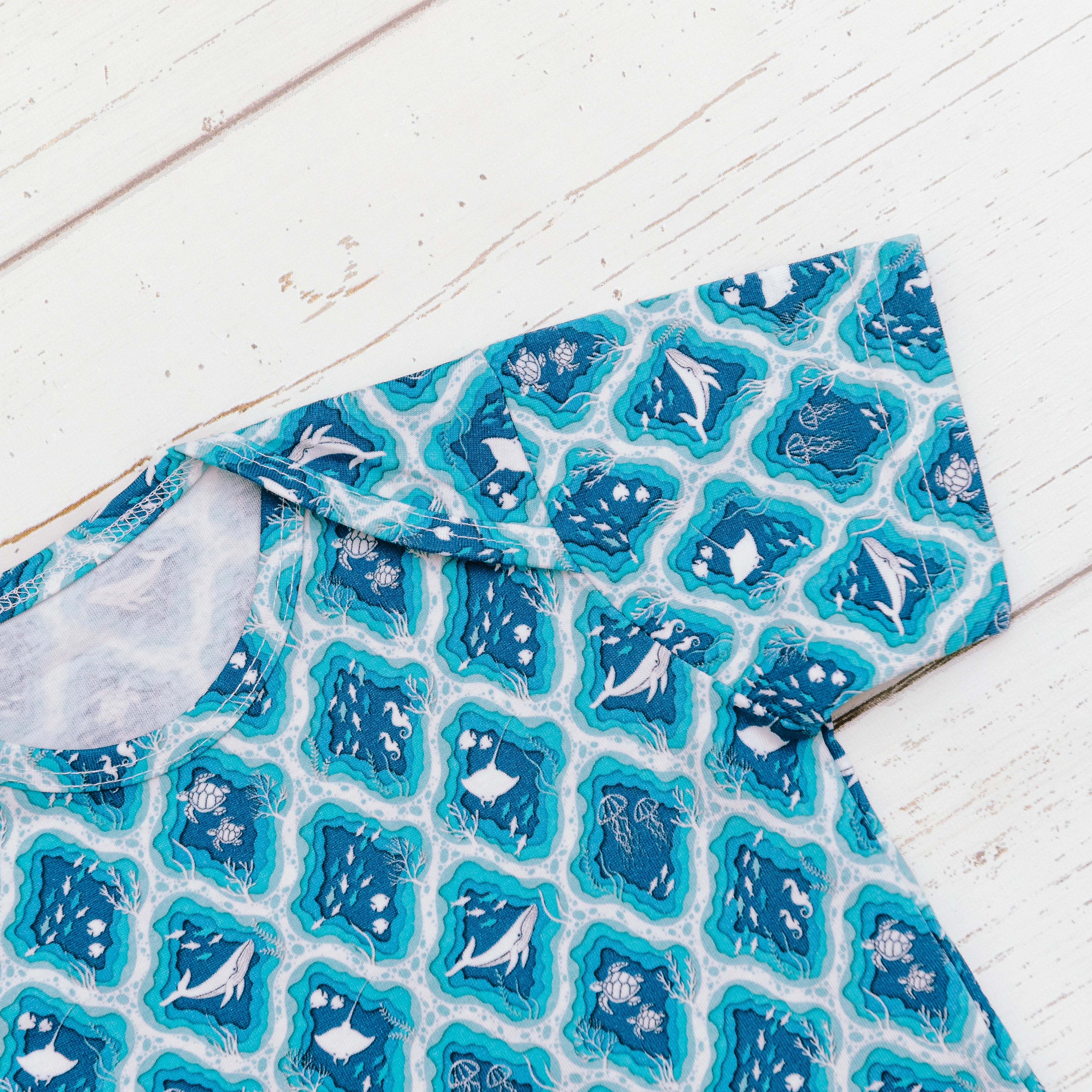 Sea Animals Baby Bodysuit