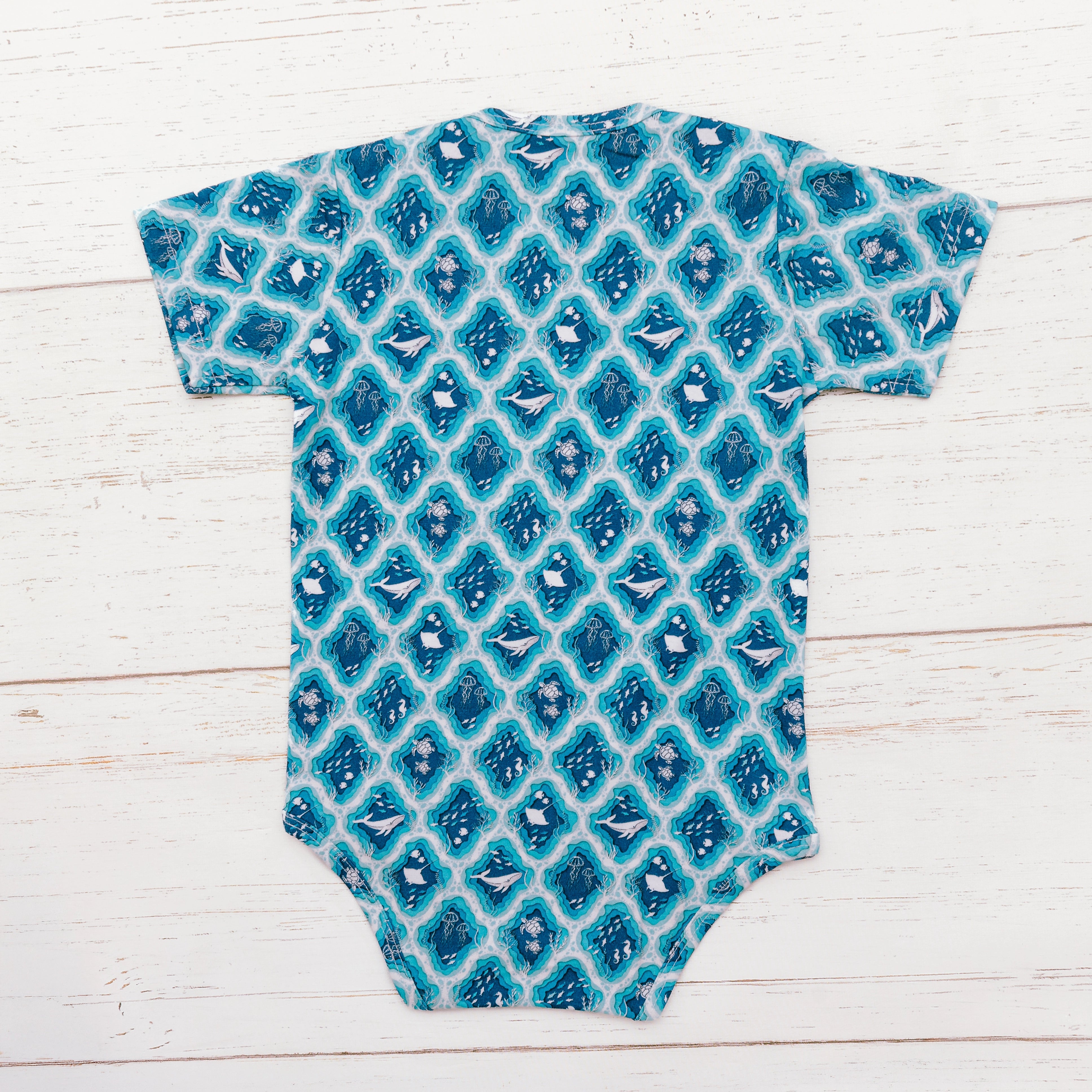 Sea Animals Baby Bodysuit