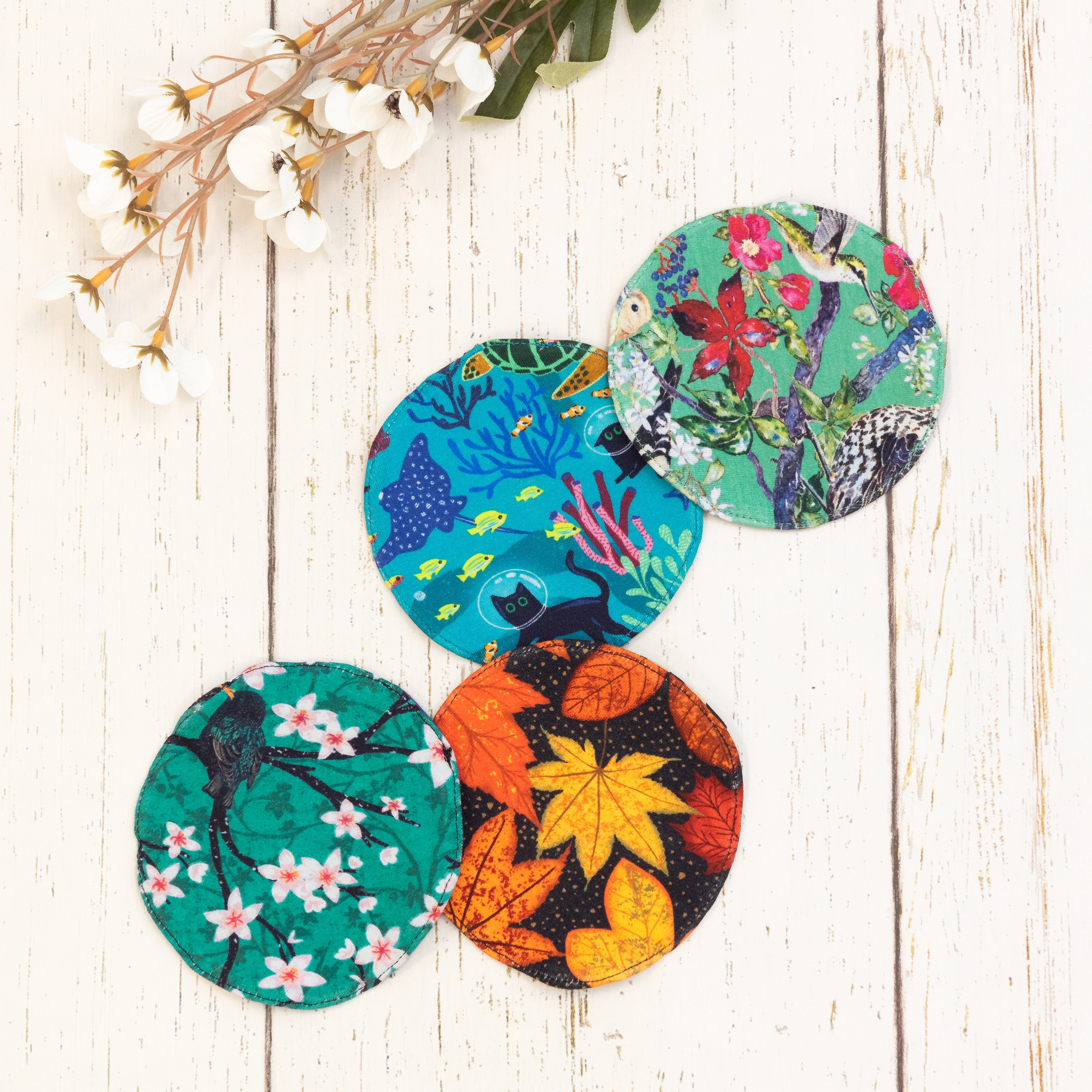 Cotton Coasters 4-Pack