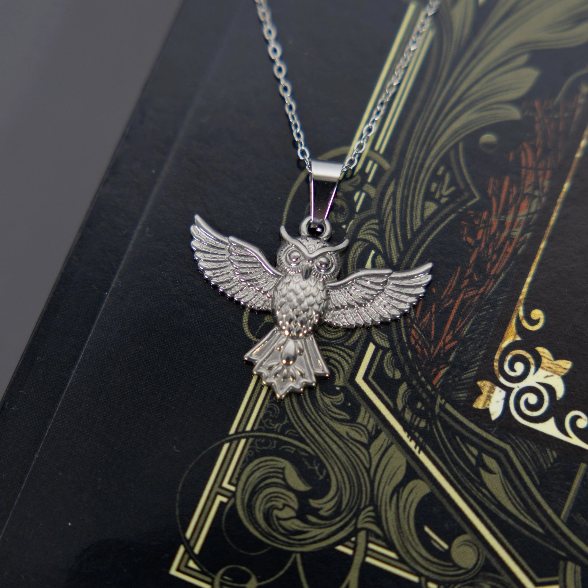 Owl Stainless Steel Necklace