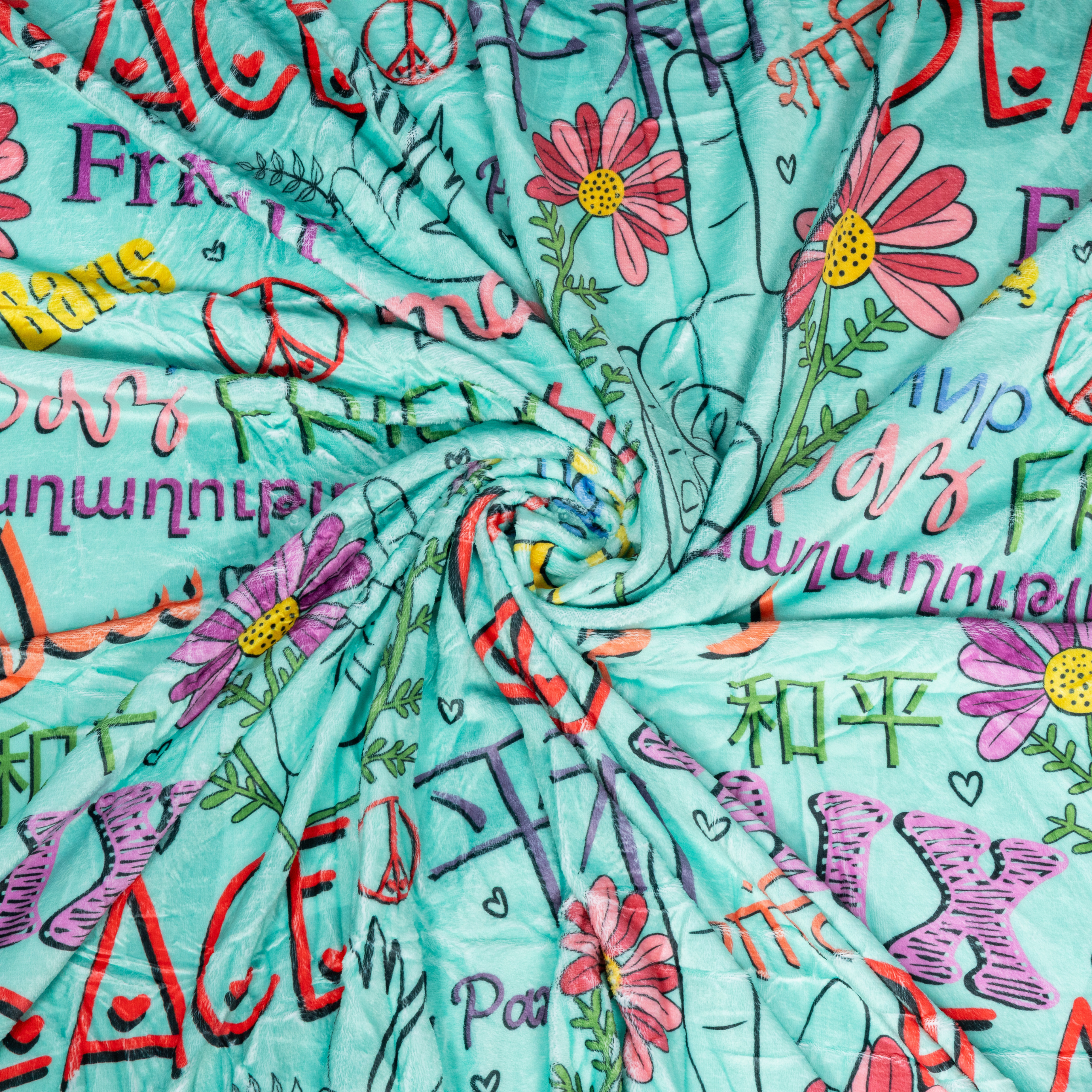 Languages of Peace Blanket