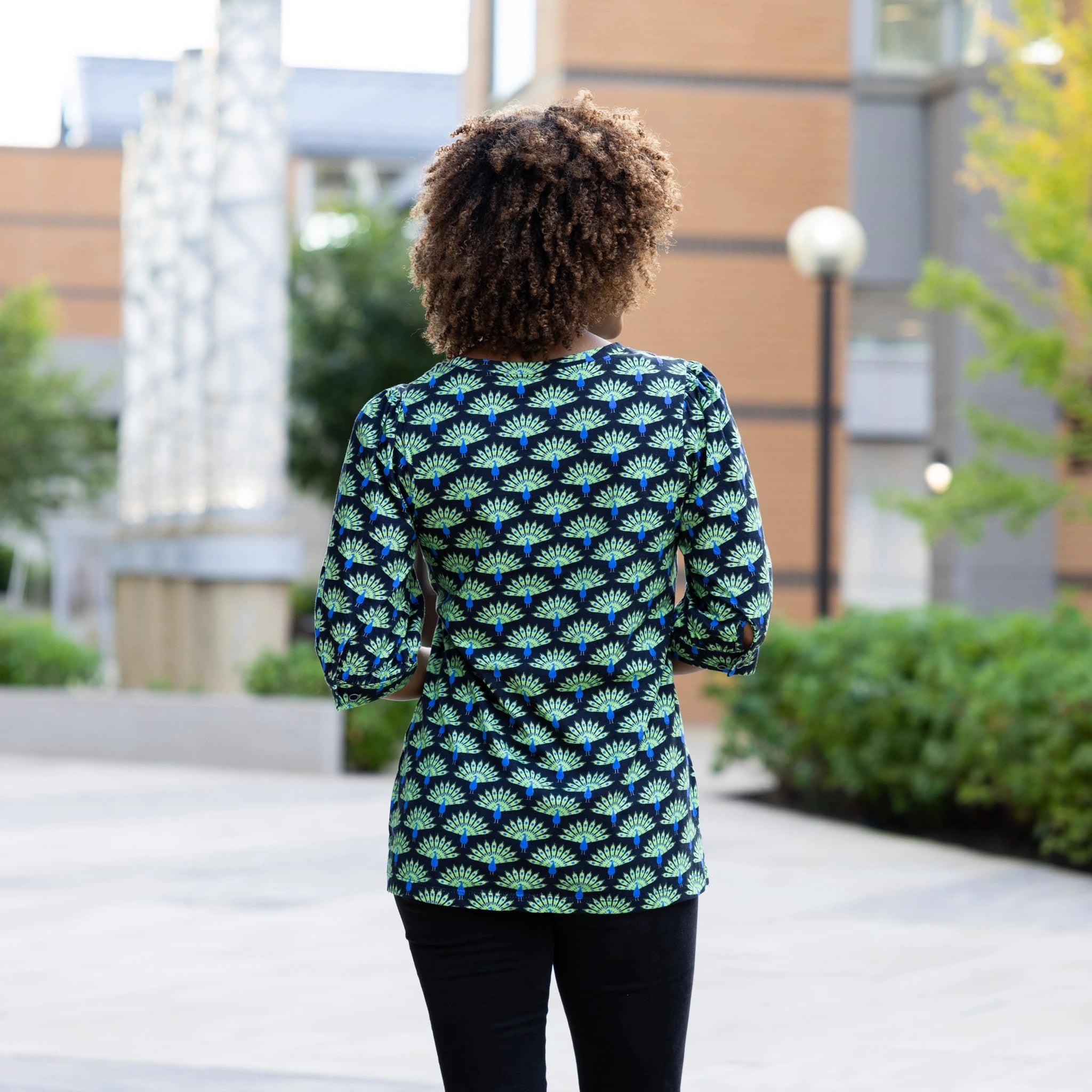 Peacock Tunic Top