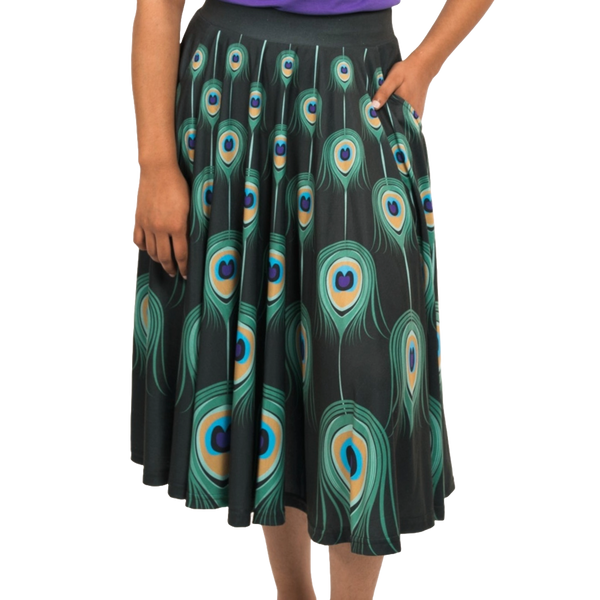 Peacock Twirl Skirt [FINAL SALE]